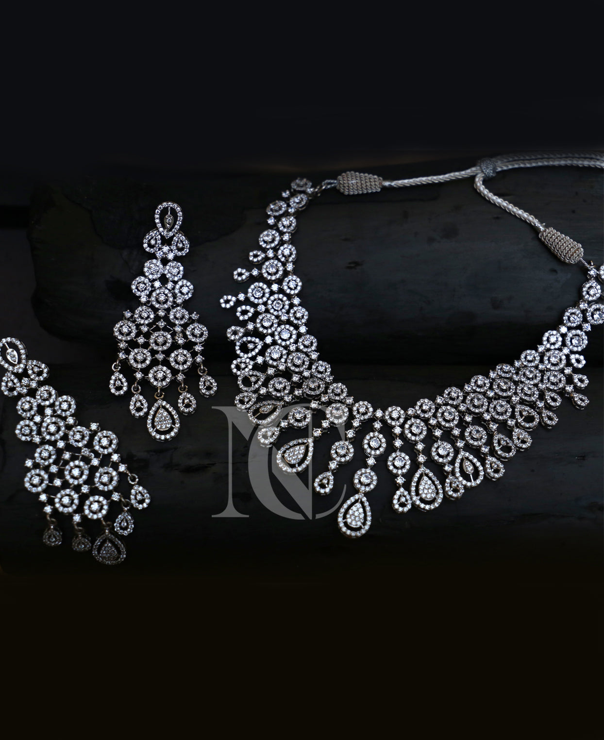 Diamond Like Valima Bridal Set