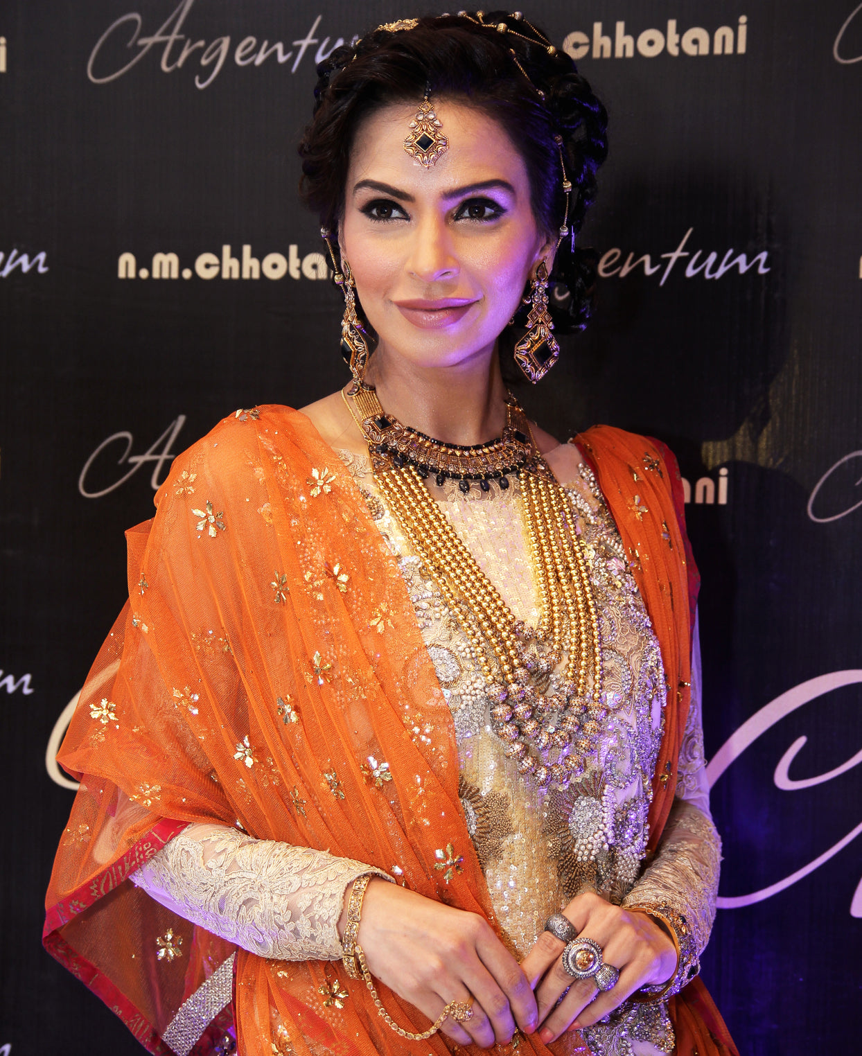 The Nargis - Sapphire Mesh-Like Chain Set