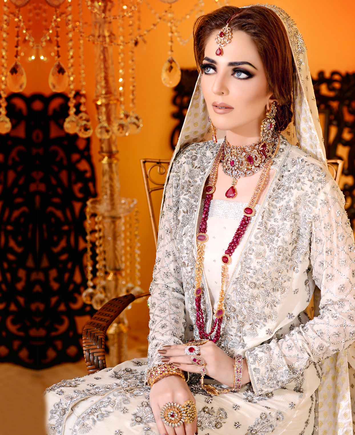 The Ferdoz - Antique Style Bridal Jewellery Set