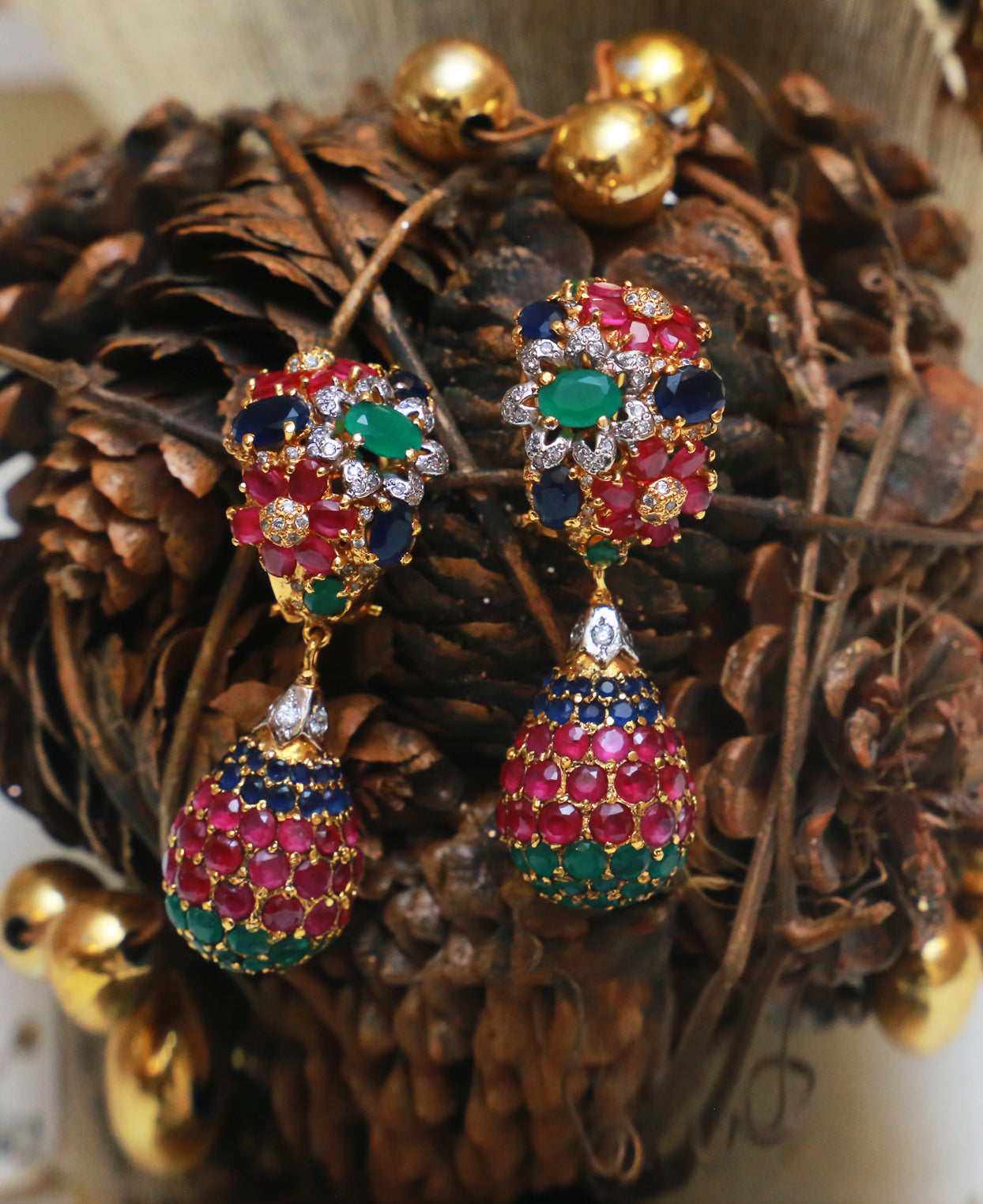 Half Bali Earrings
