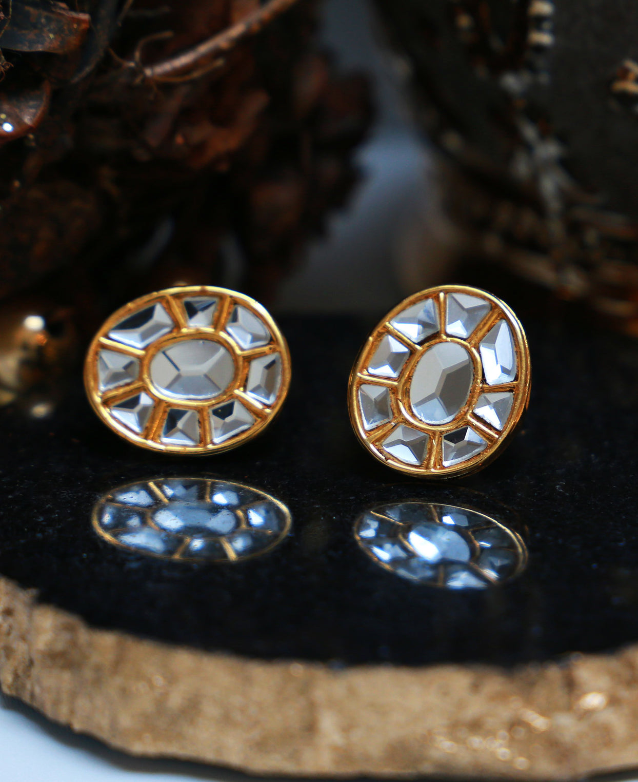 Kundan Studs