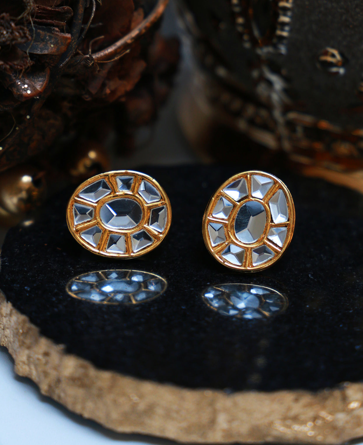 Kundan Studs