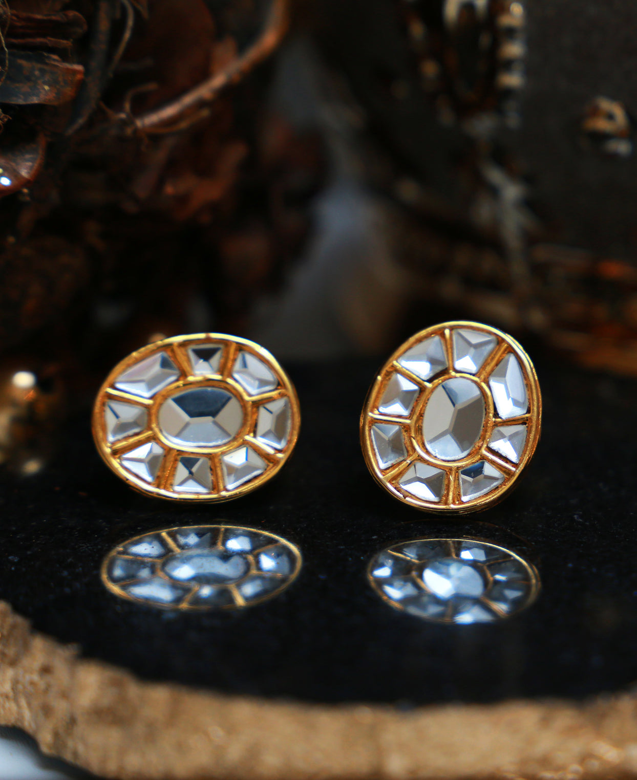 Kundan Studs