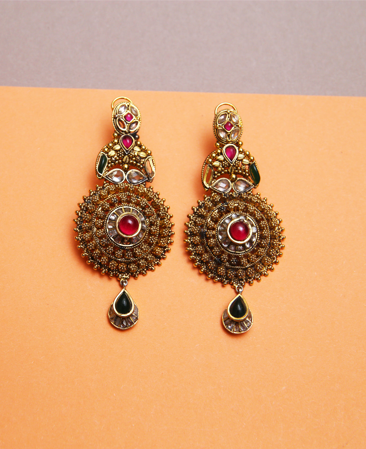 Old School Gold Choker and Dholna Set