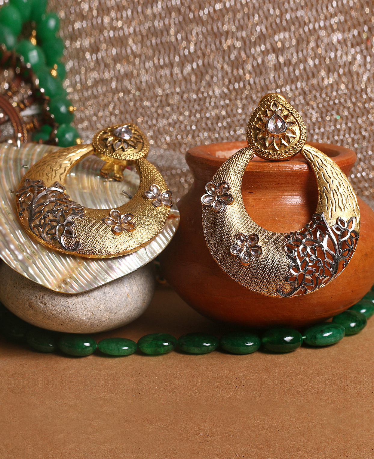 Matte Gold Statement Baalis