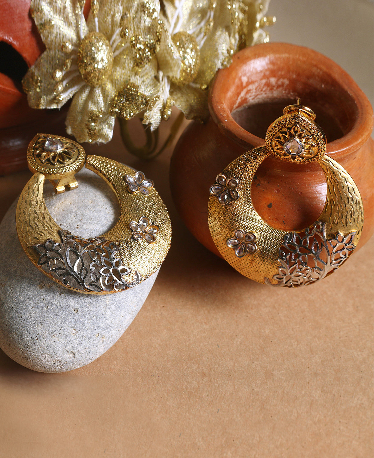 Matte Gold Statement Baalis