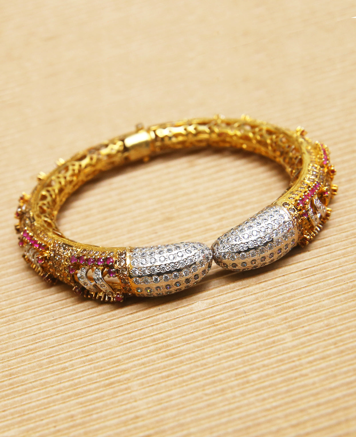 Ruby Champagne Cuff