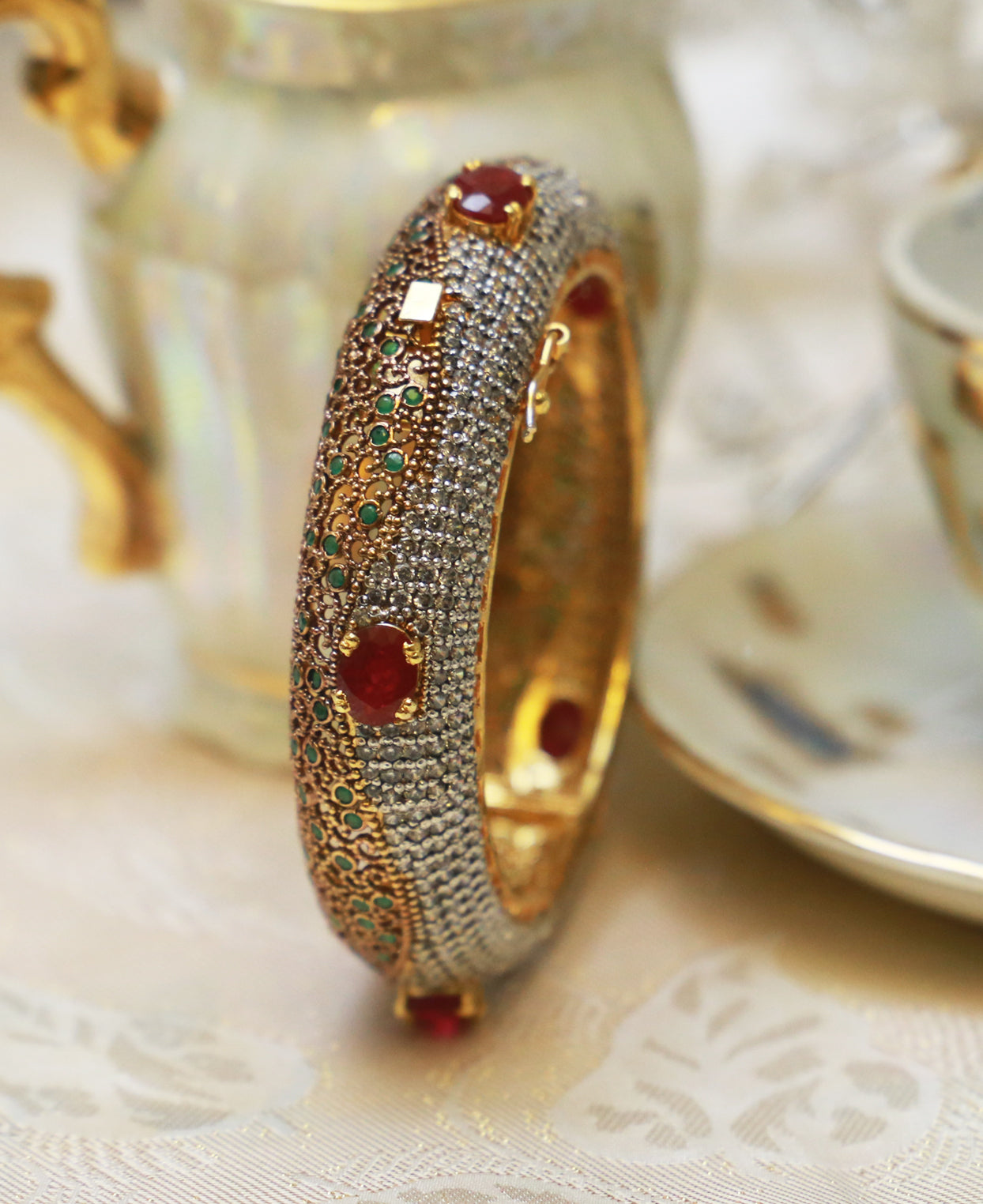 Half Polki Kara Online