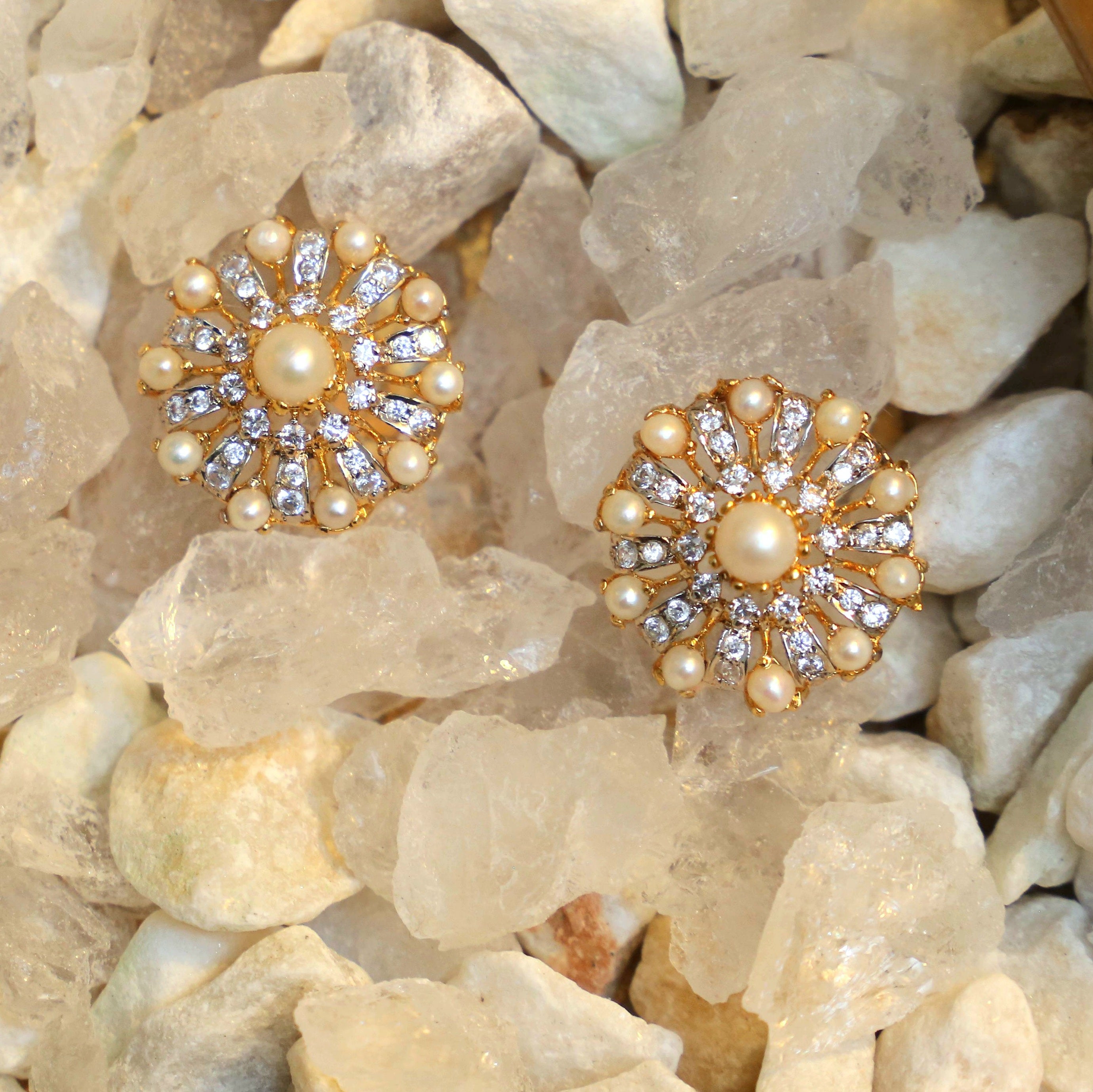 Pearl and Zircon Sphere Tops 2