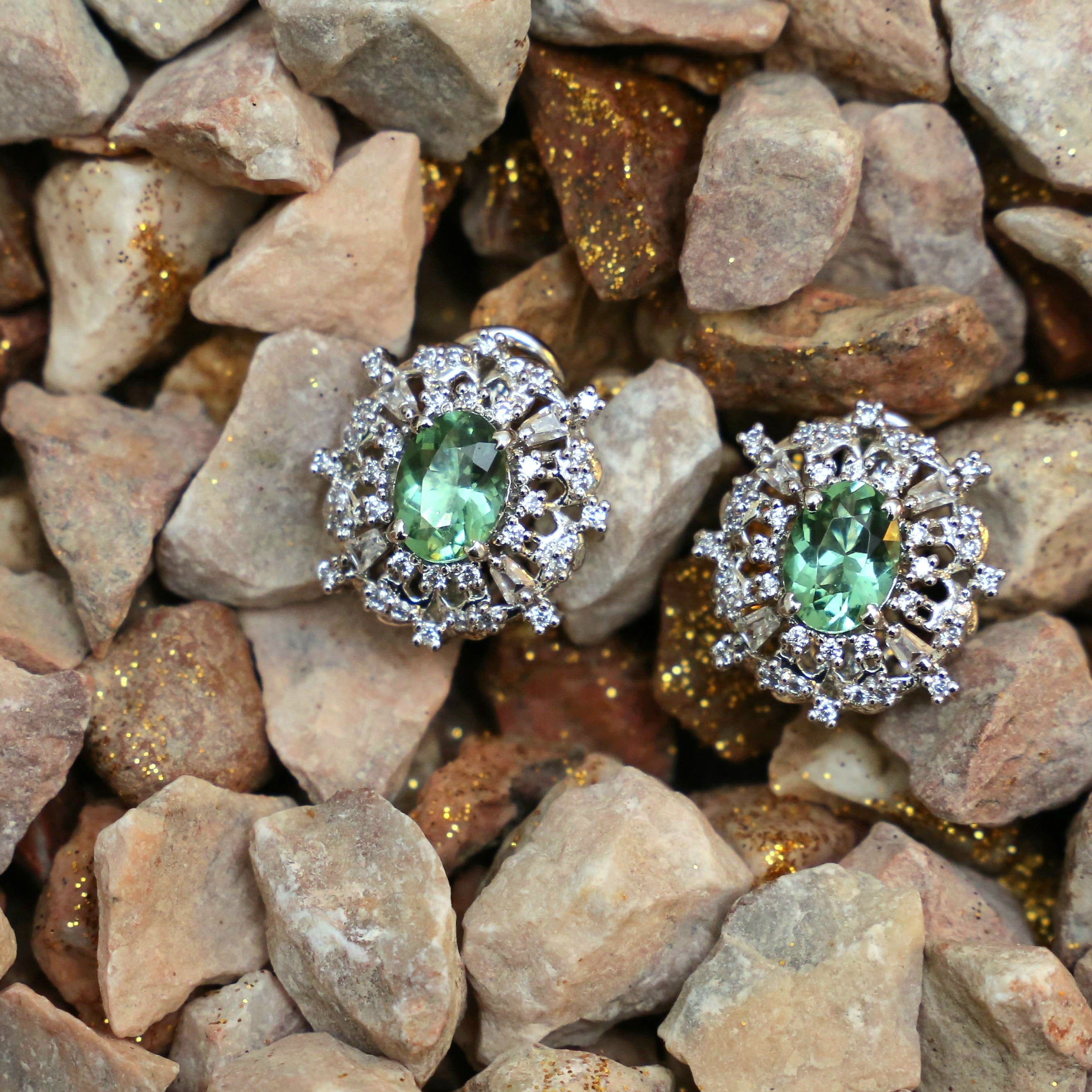 Aqua Marine Green Moon