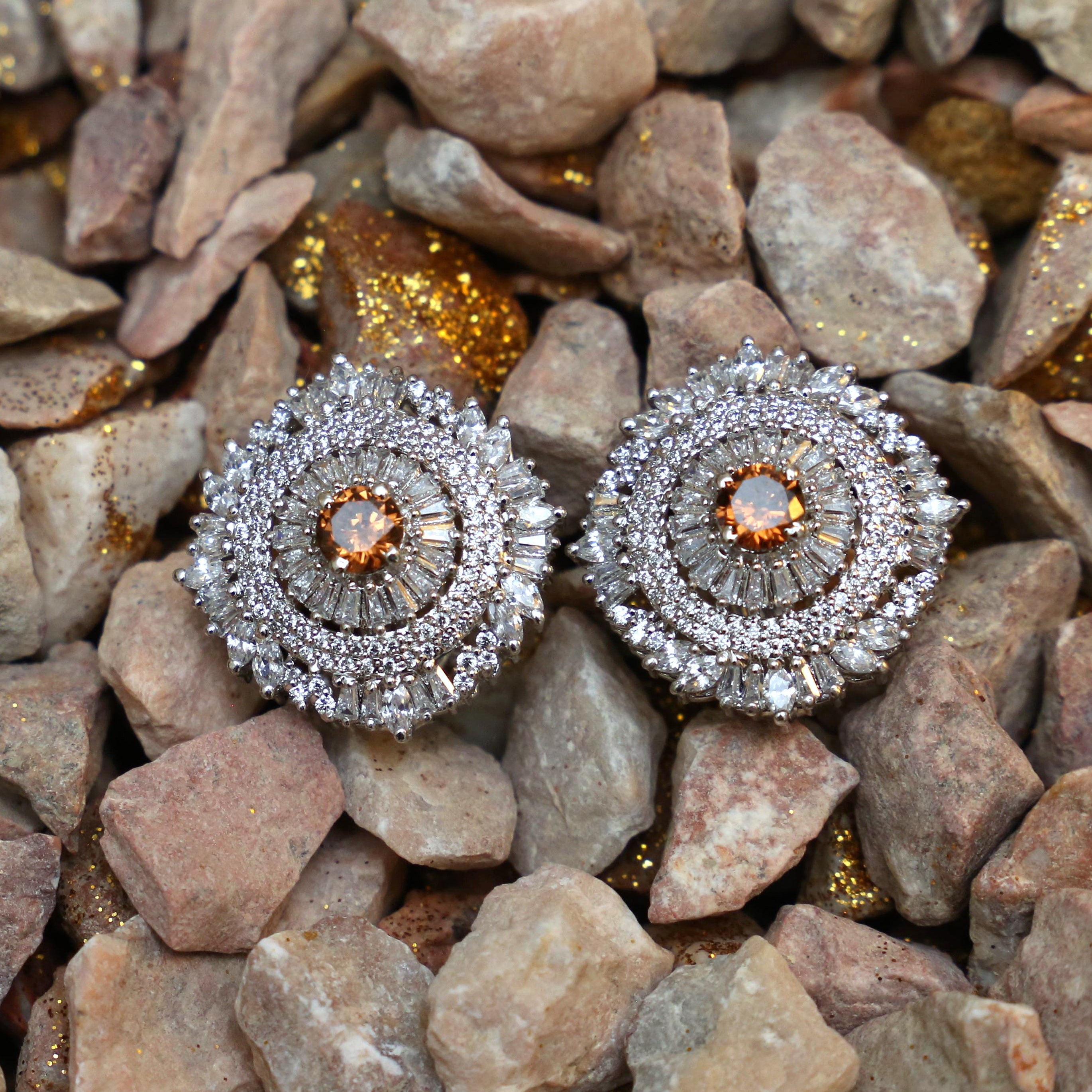 Garnet in a Diamond Mine