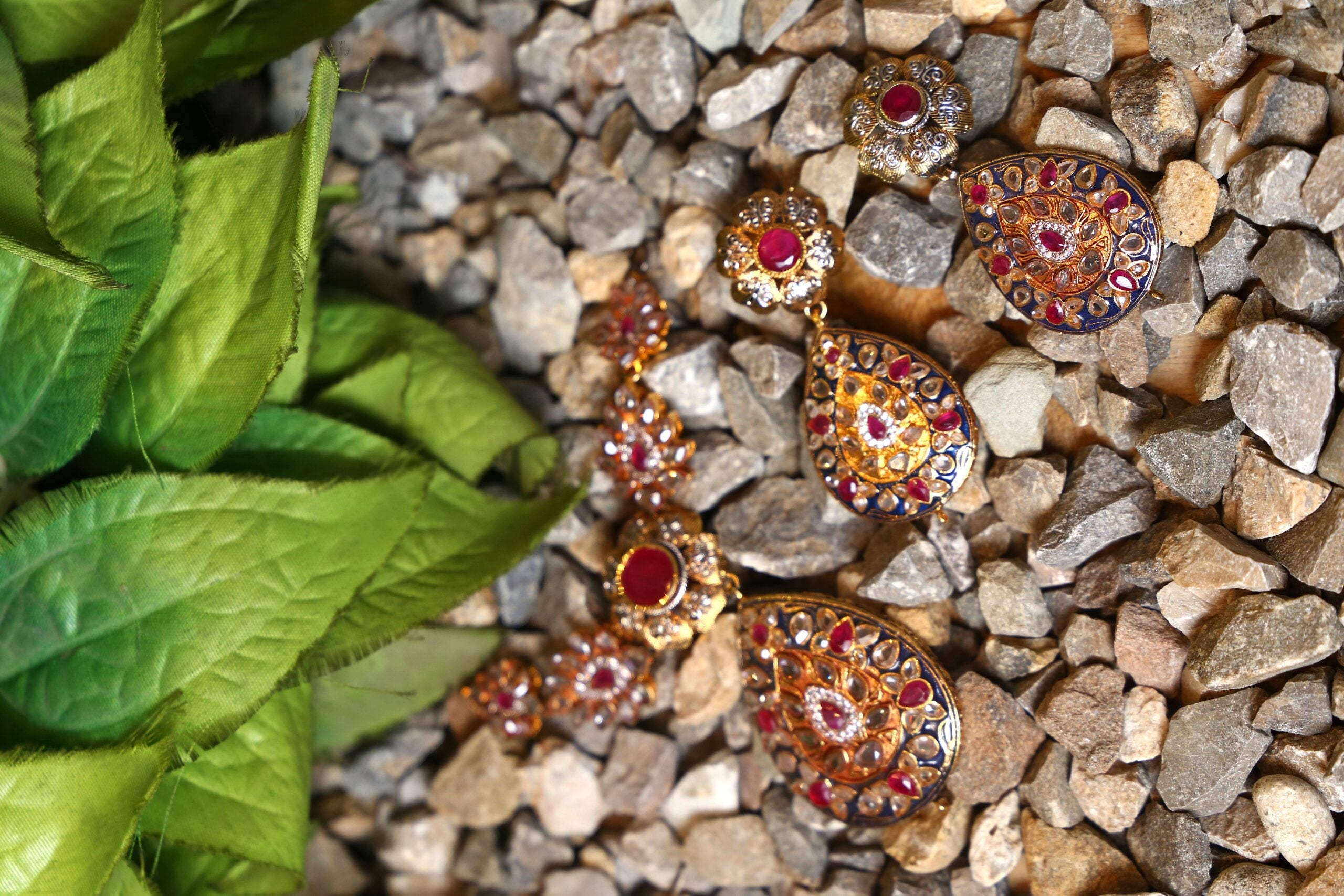 Meenakari Bridal Set