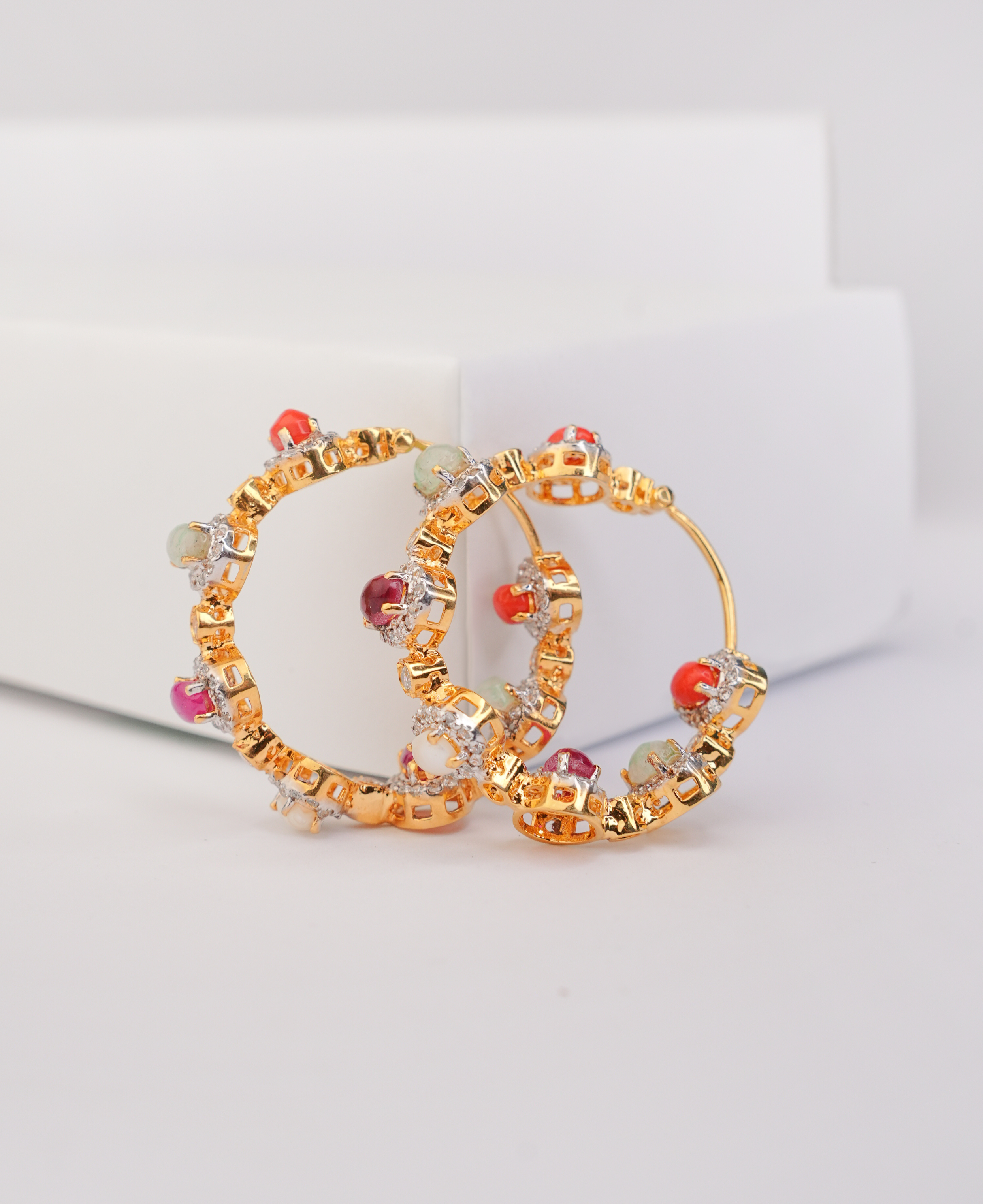 Candy Gem Hoops