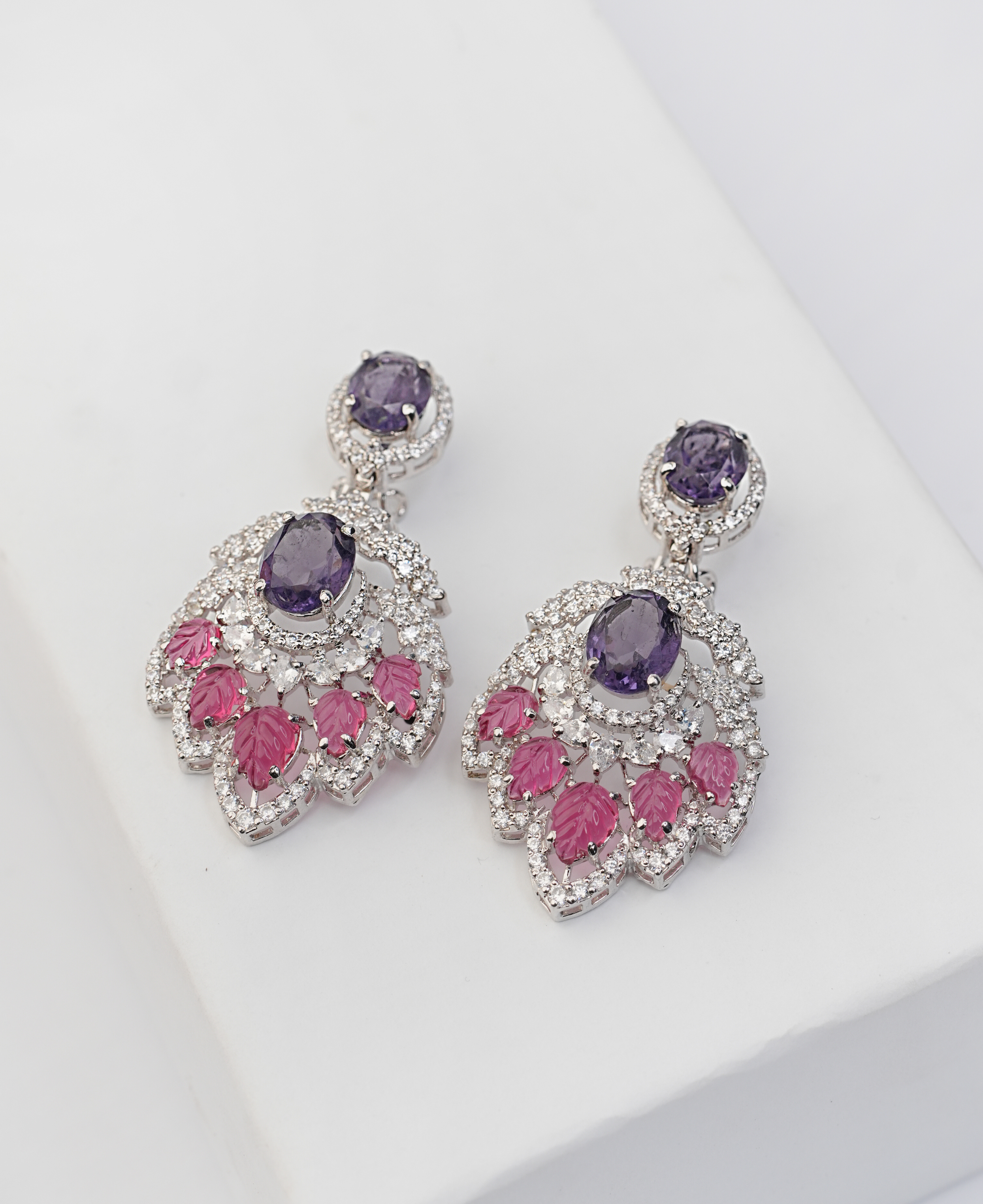 Lavender Bloom Earrings