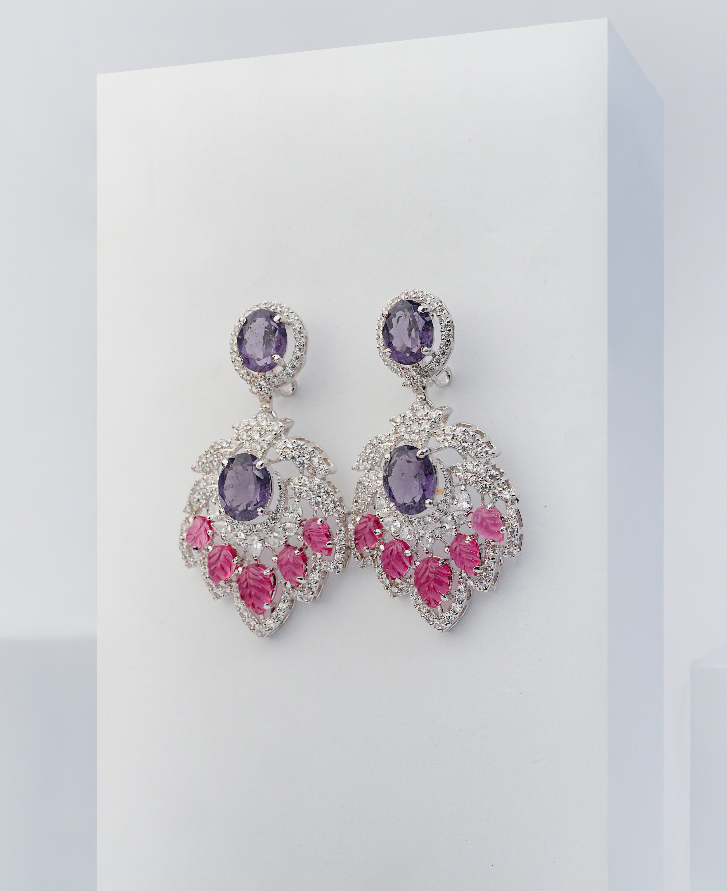 Lavender Bloom Earrings
