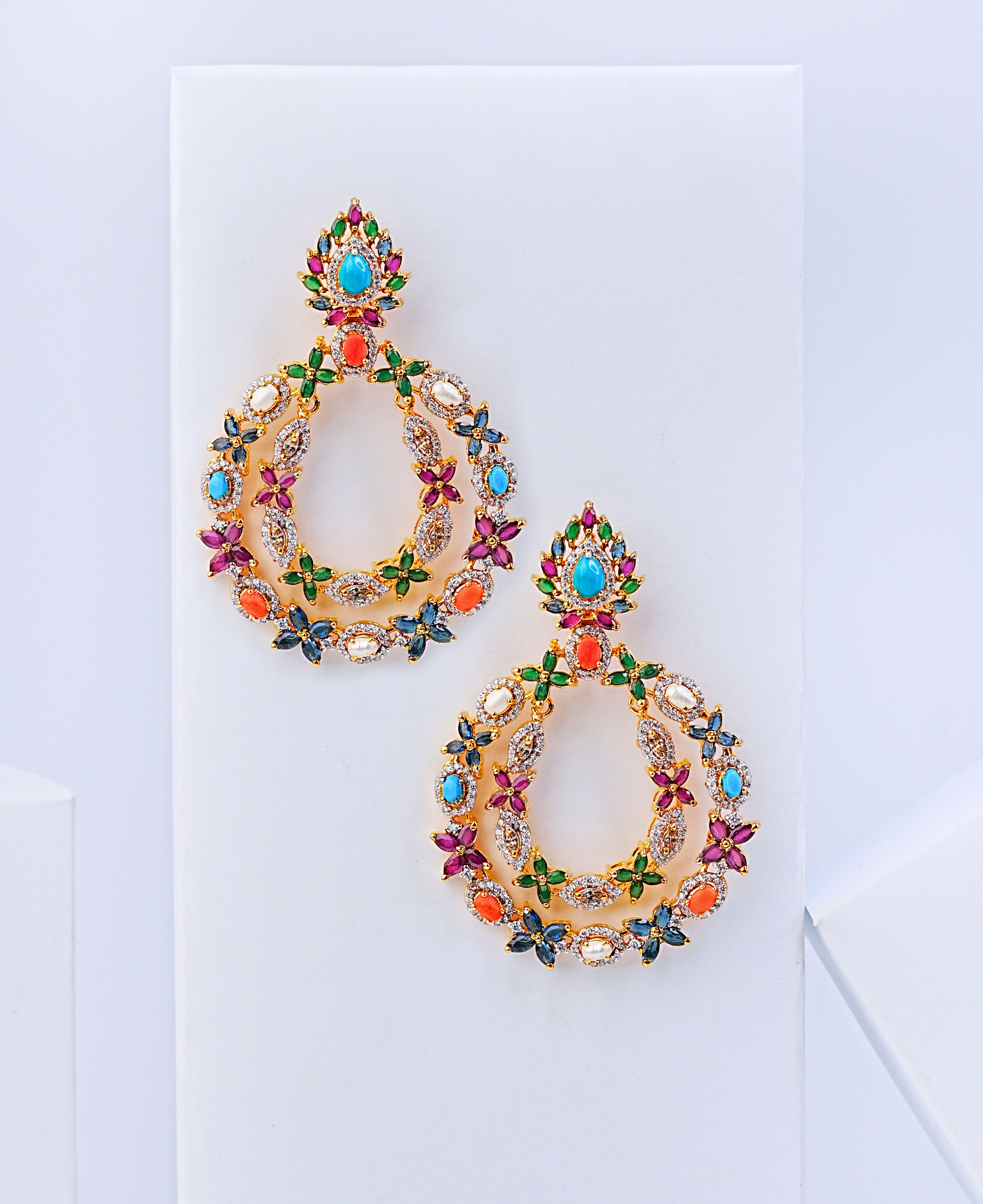 Naurattan Multi Bezel Balis