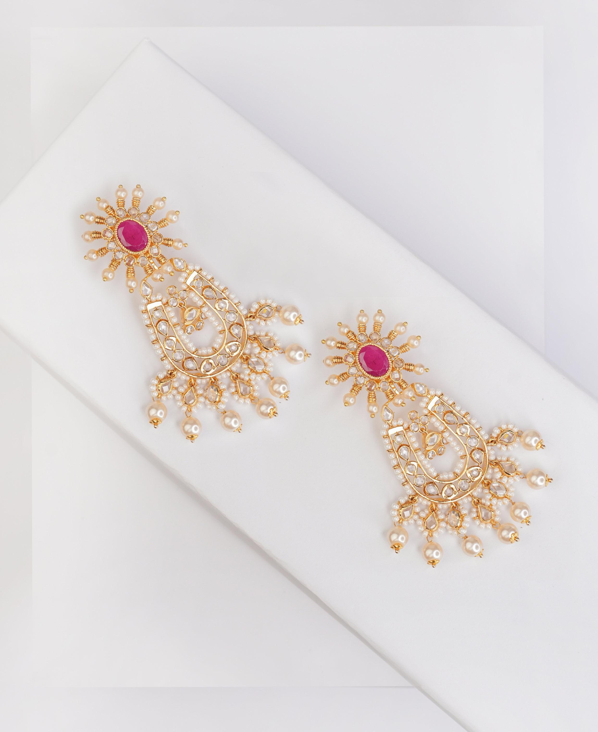 Surajmukh Ruby Earrings