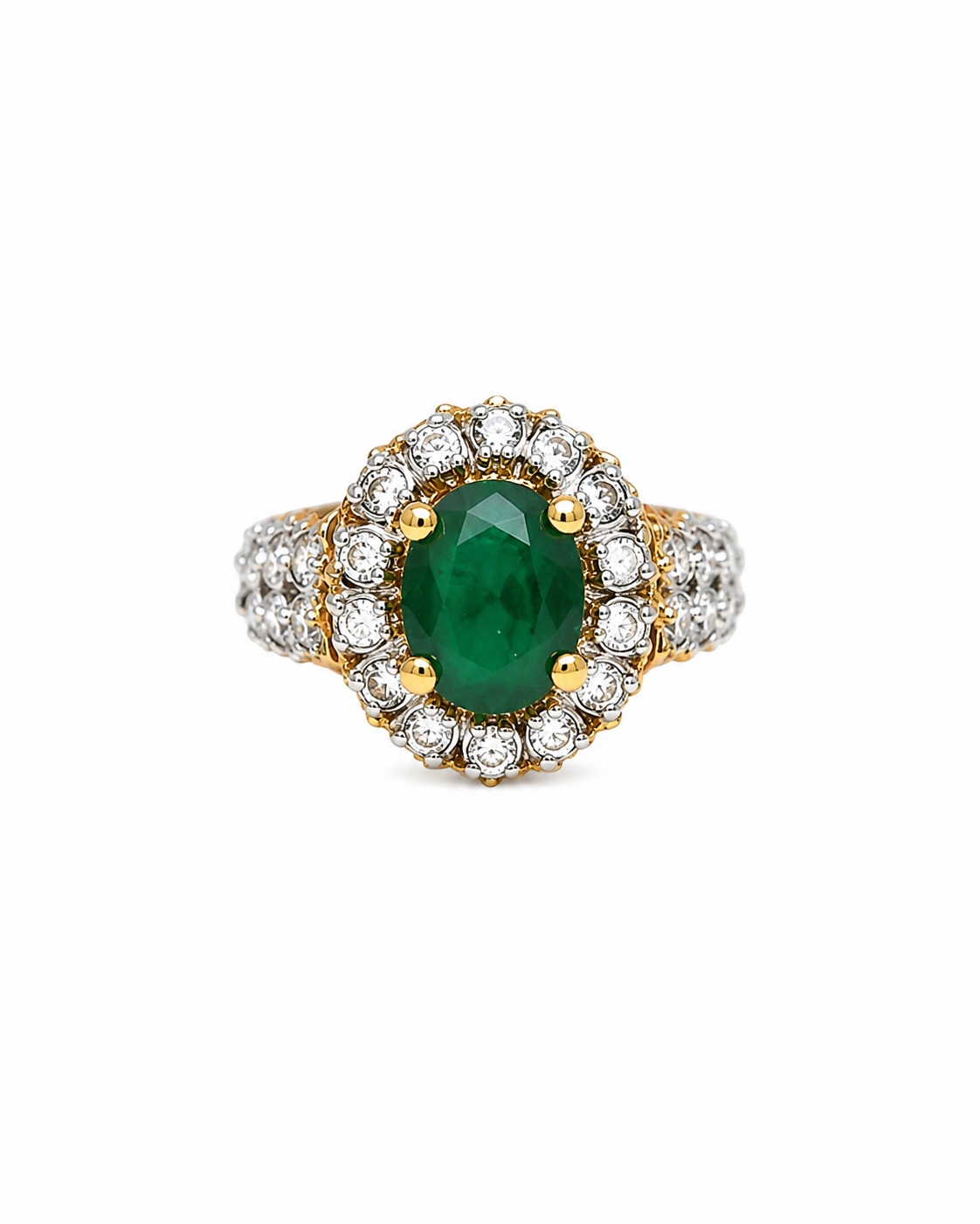 Emerald GJ Ring
