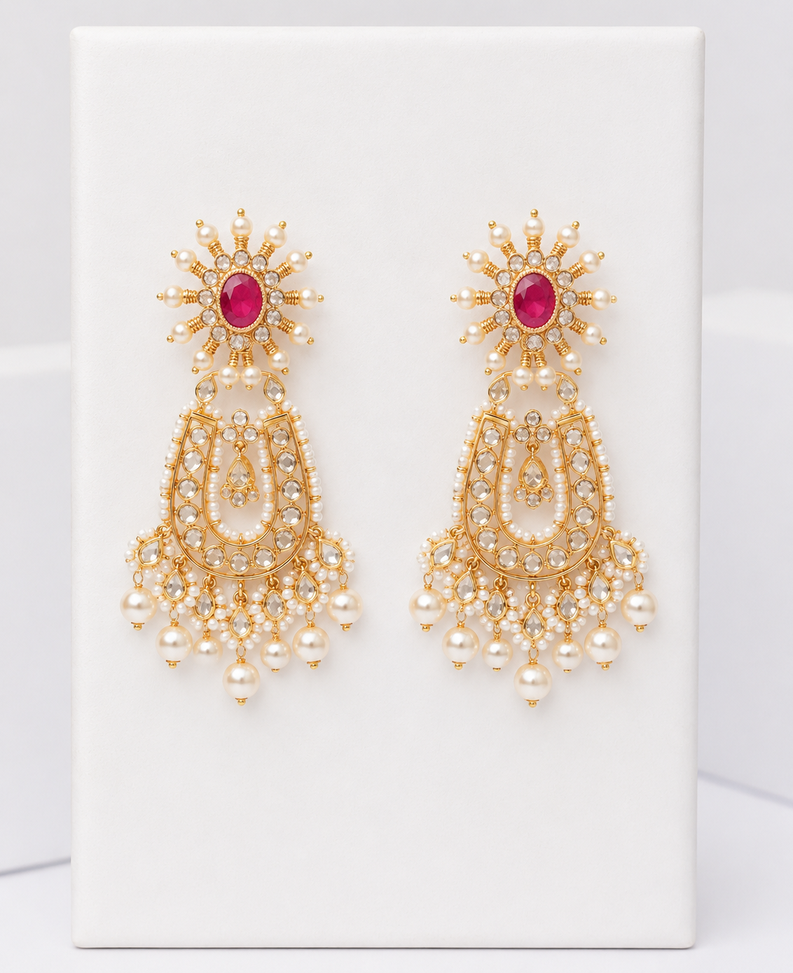 Surajmukh Ruby Earrings