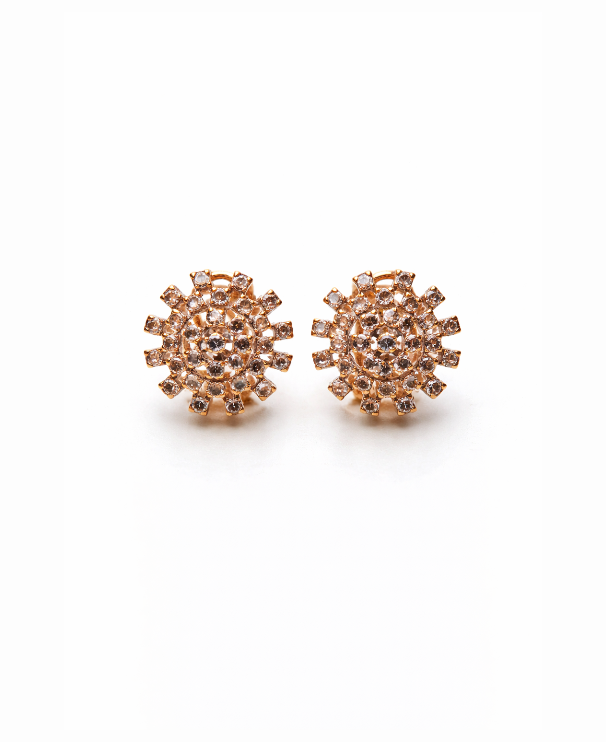 Champagne Starburst Studs
