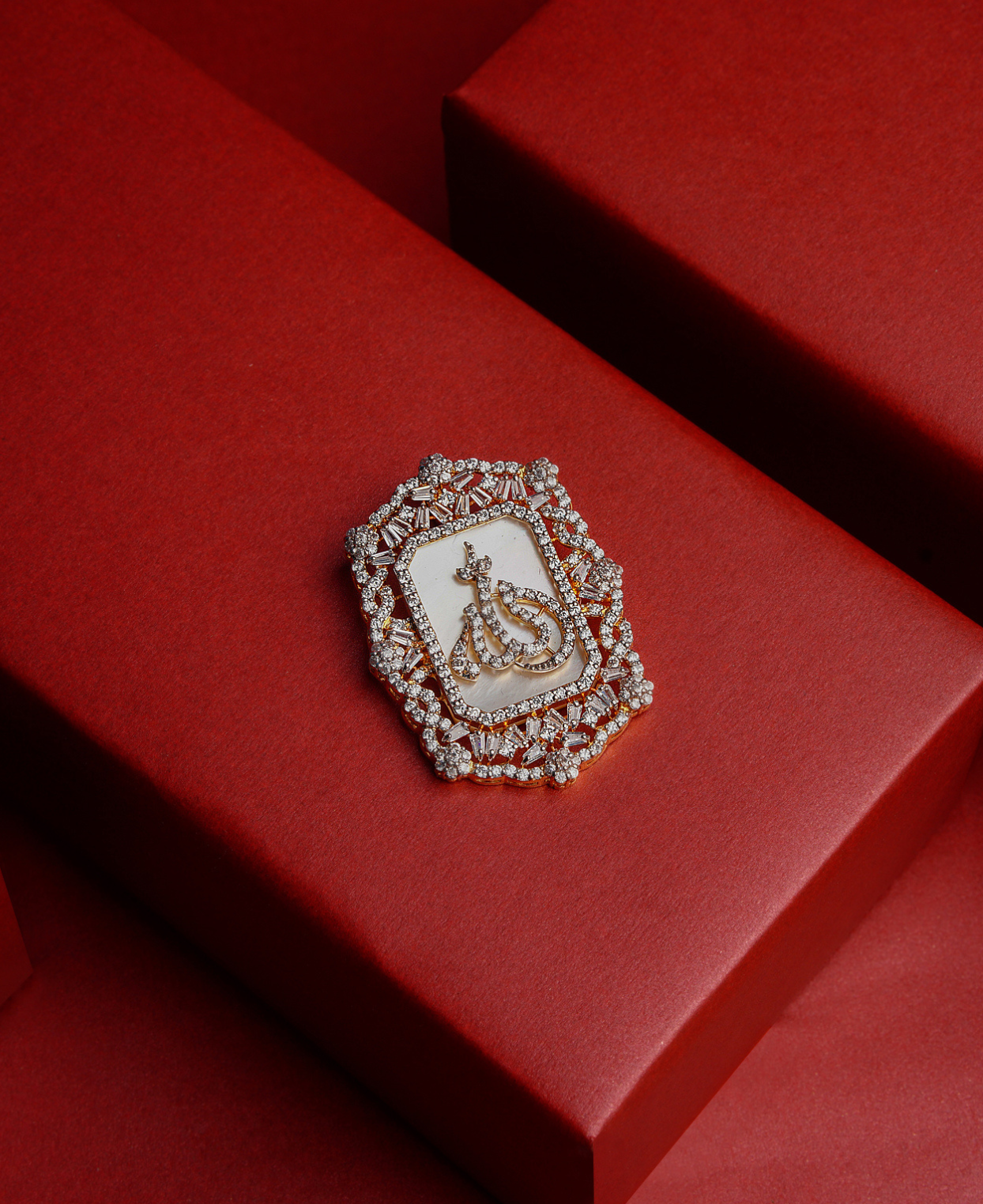 Golden 'A' MOP Pendant