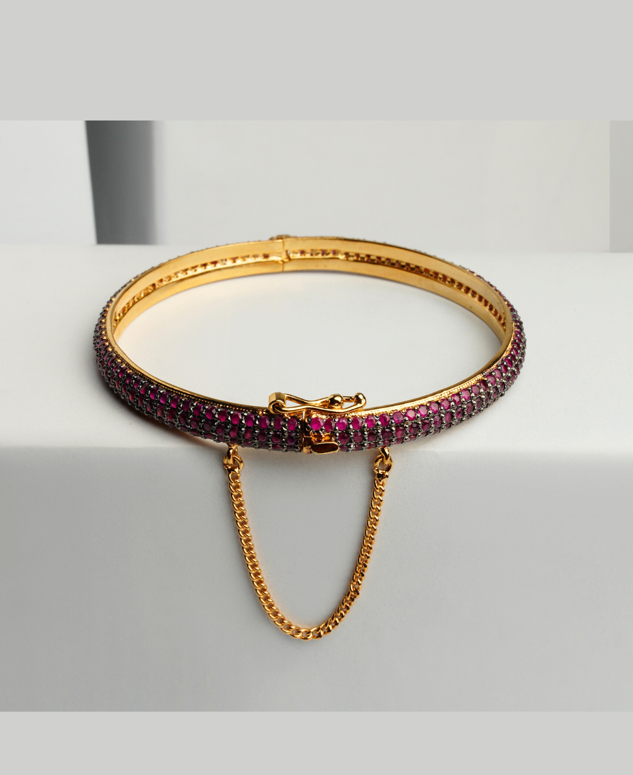Ruby Pave Bangle