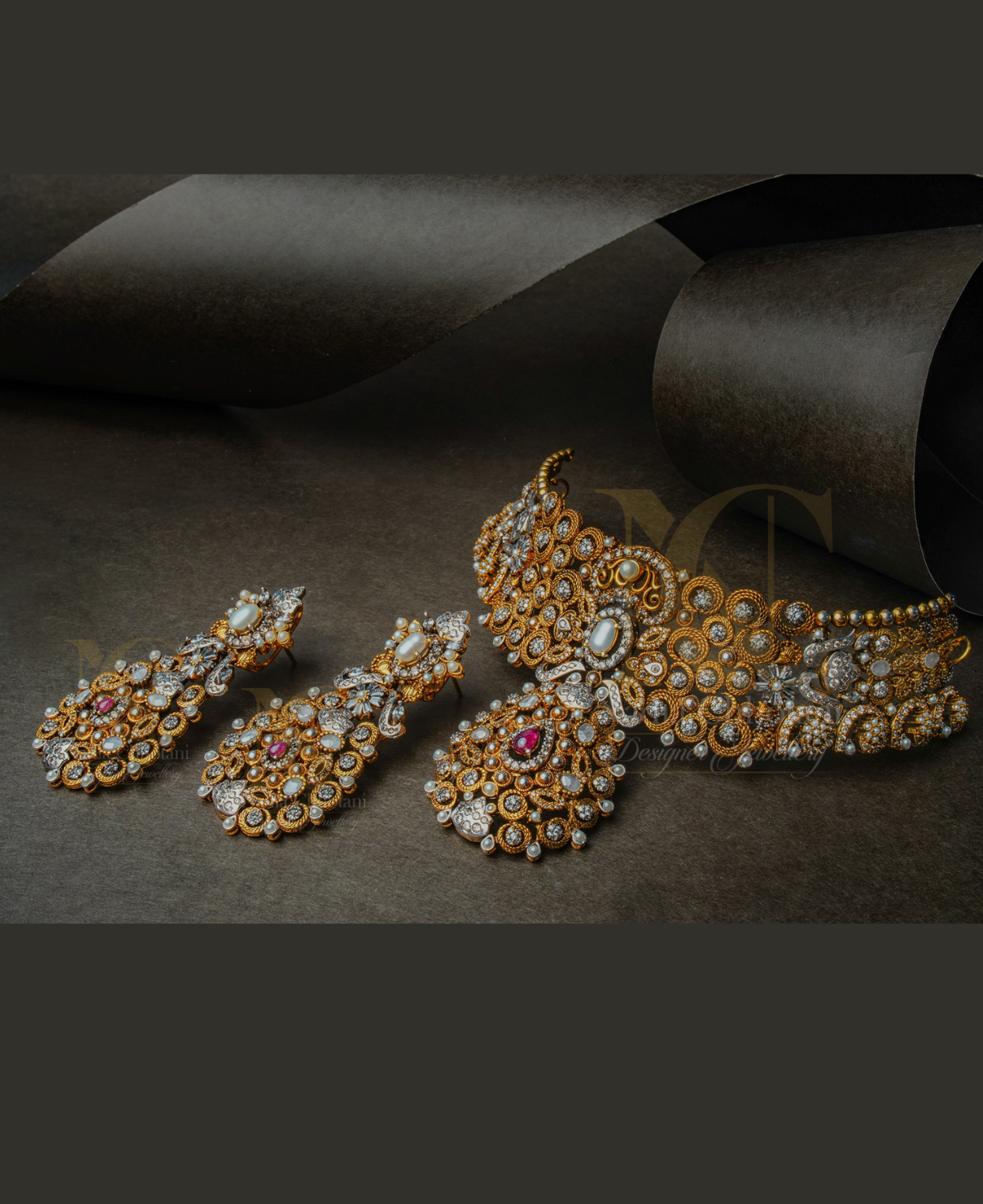 Gulraiz Polki Ruby Set