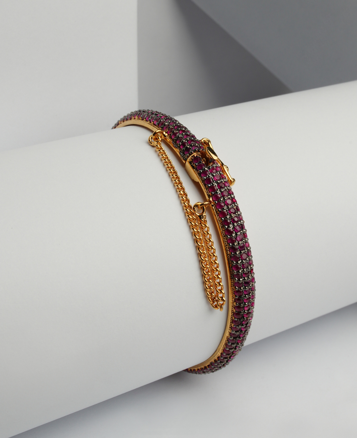 Ruby Pave Bangle
