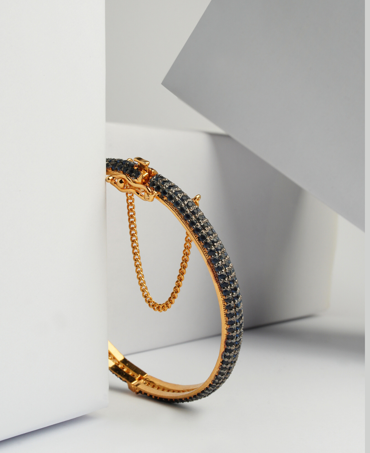 Sapphire Pave Bangle