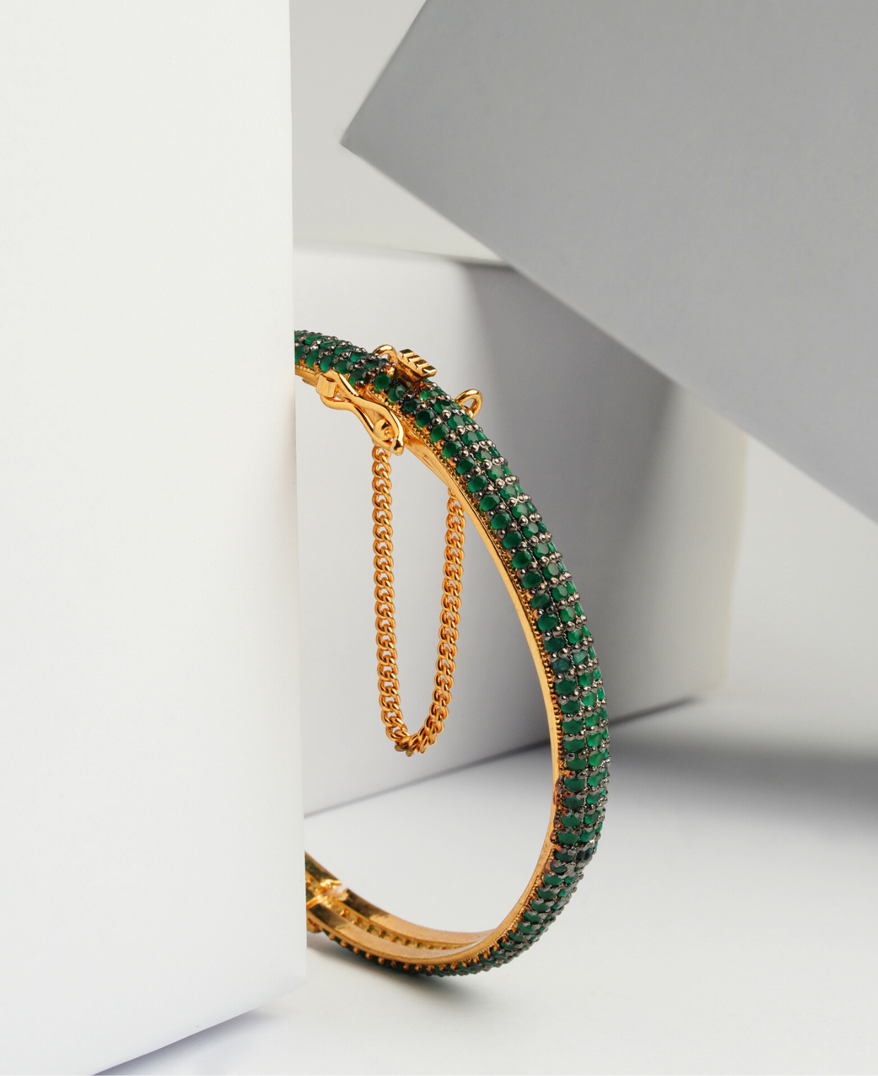 Emerald Pave Bangle