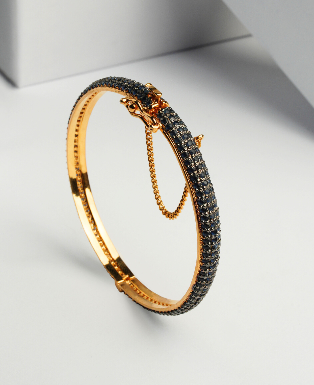 Sapphire Pave Bangle