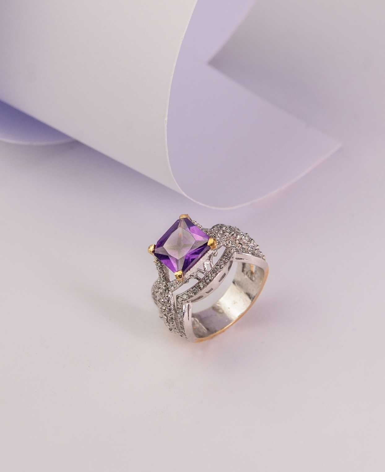 Amethyst Princess Ring