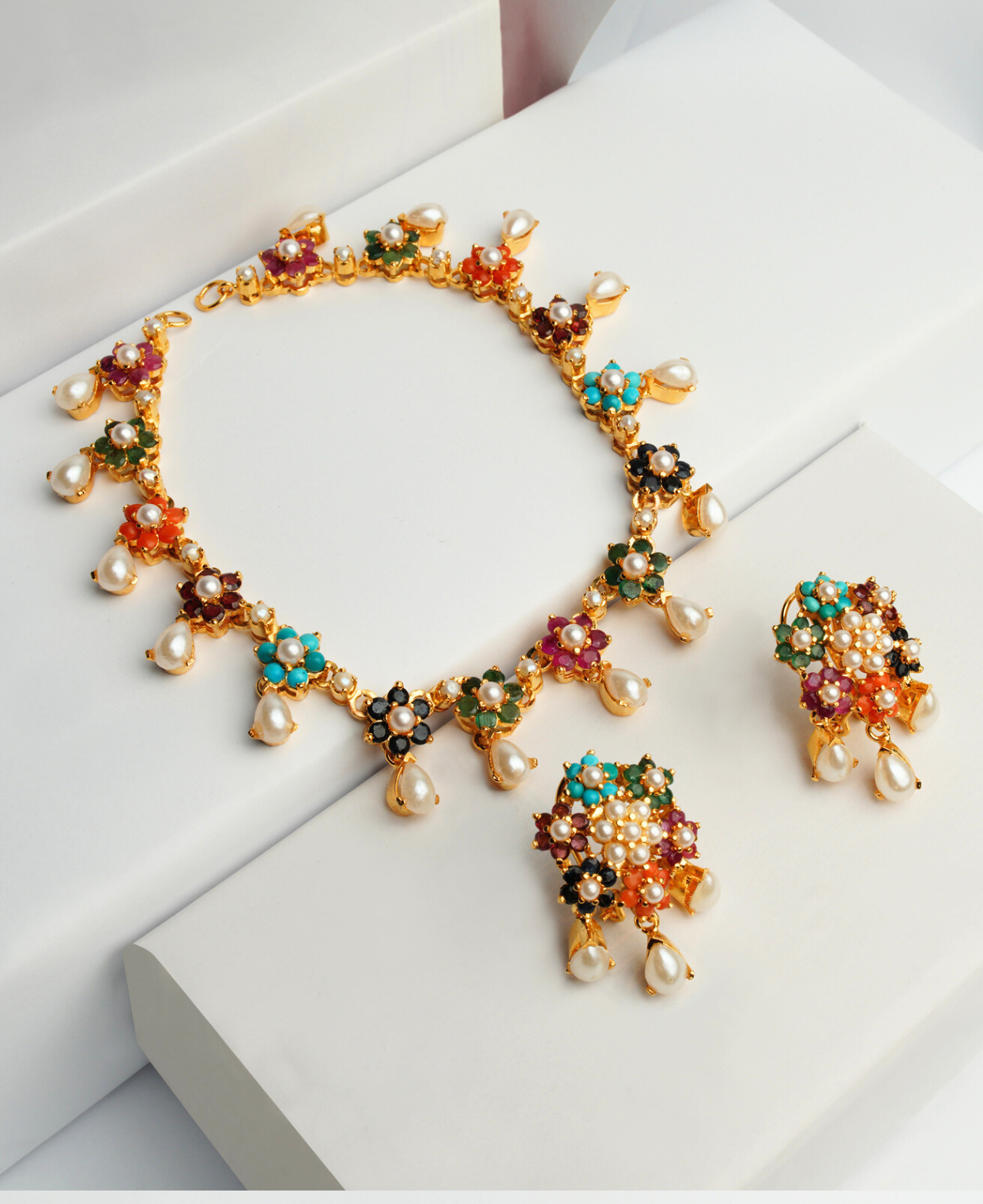 Naurattan Necklace Set 2