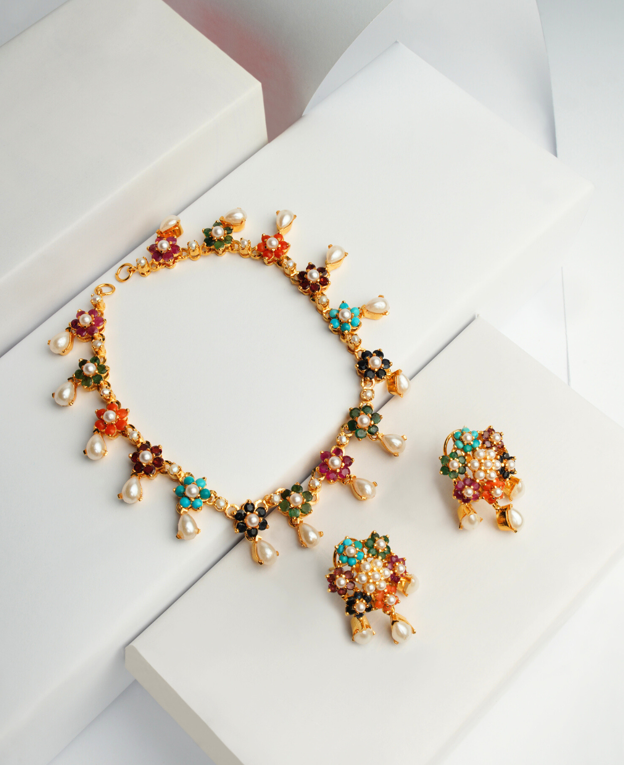 Naurattan Necklace Set 2