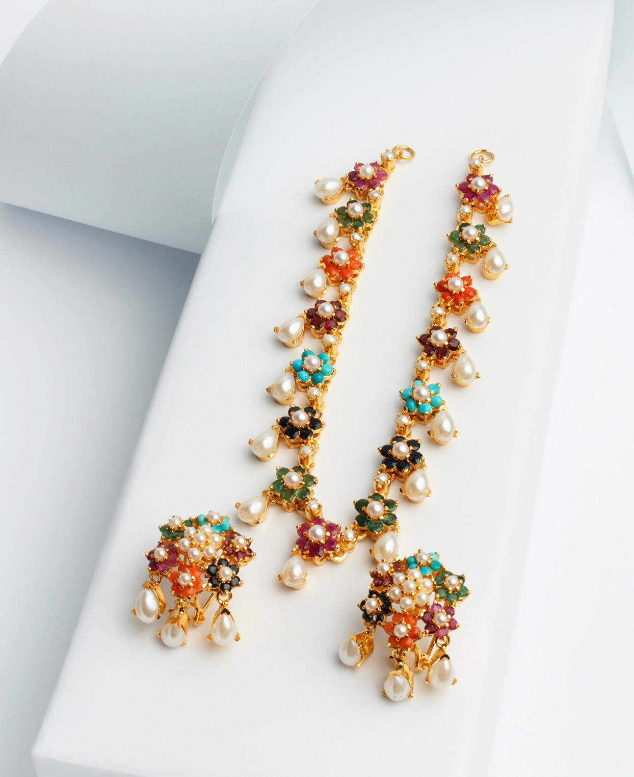 Naurattan Necklace Set 2