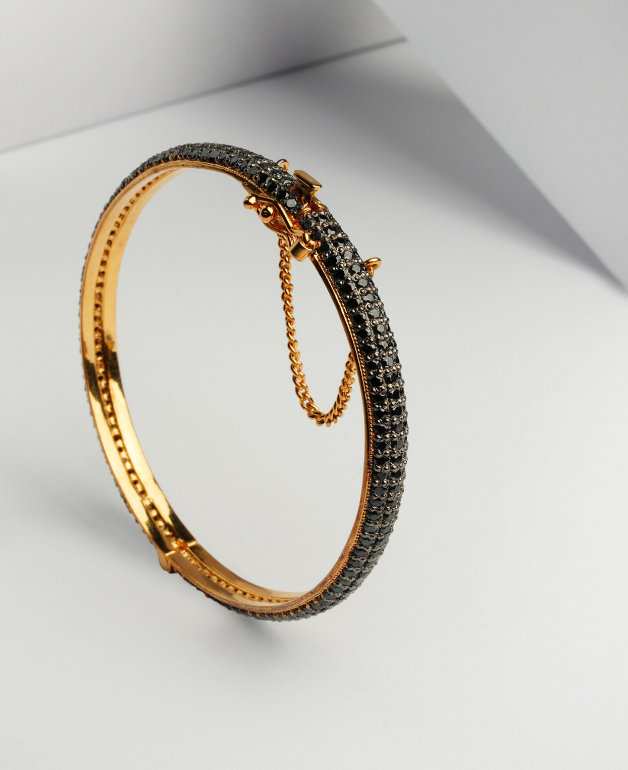 Black Pave Bangle