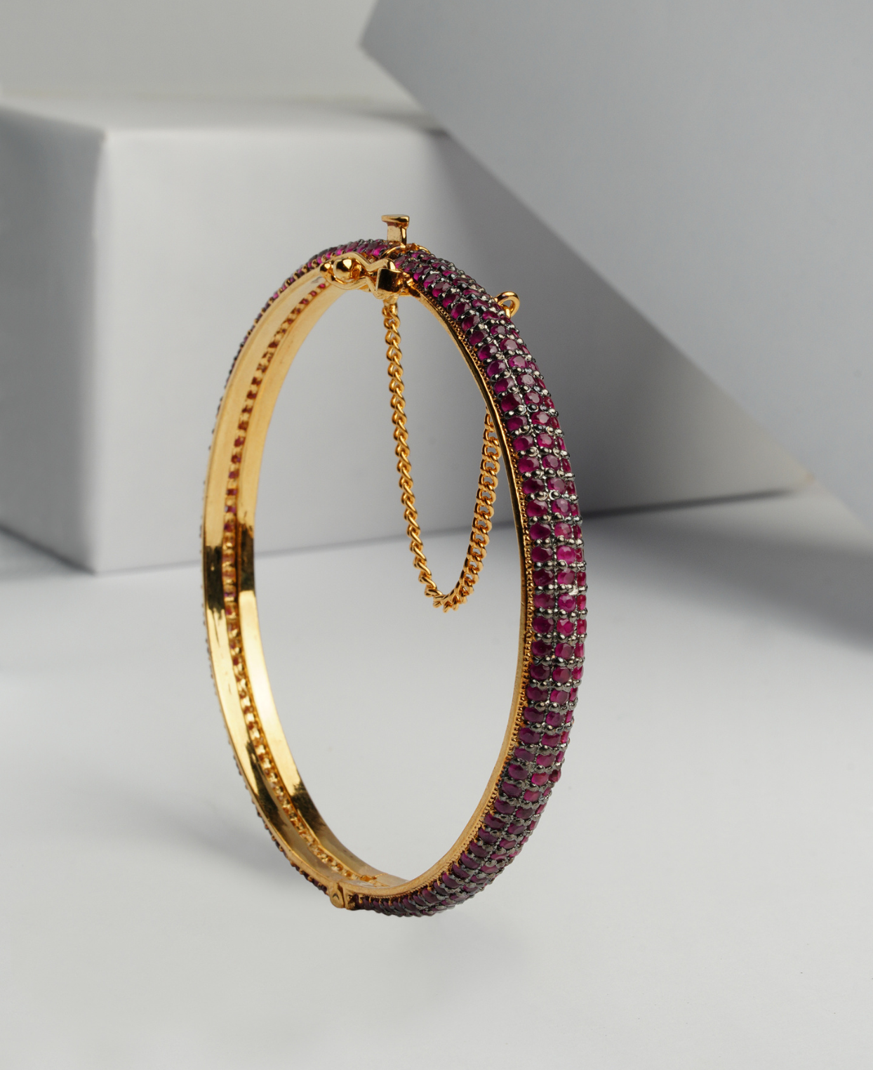 Ruby Pave Bangle