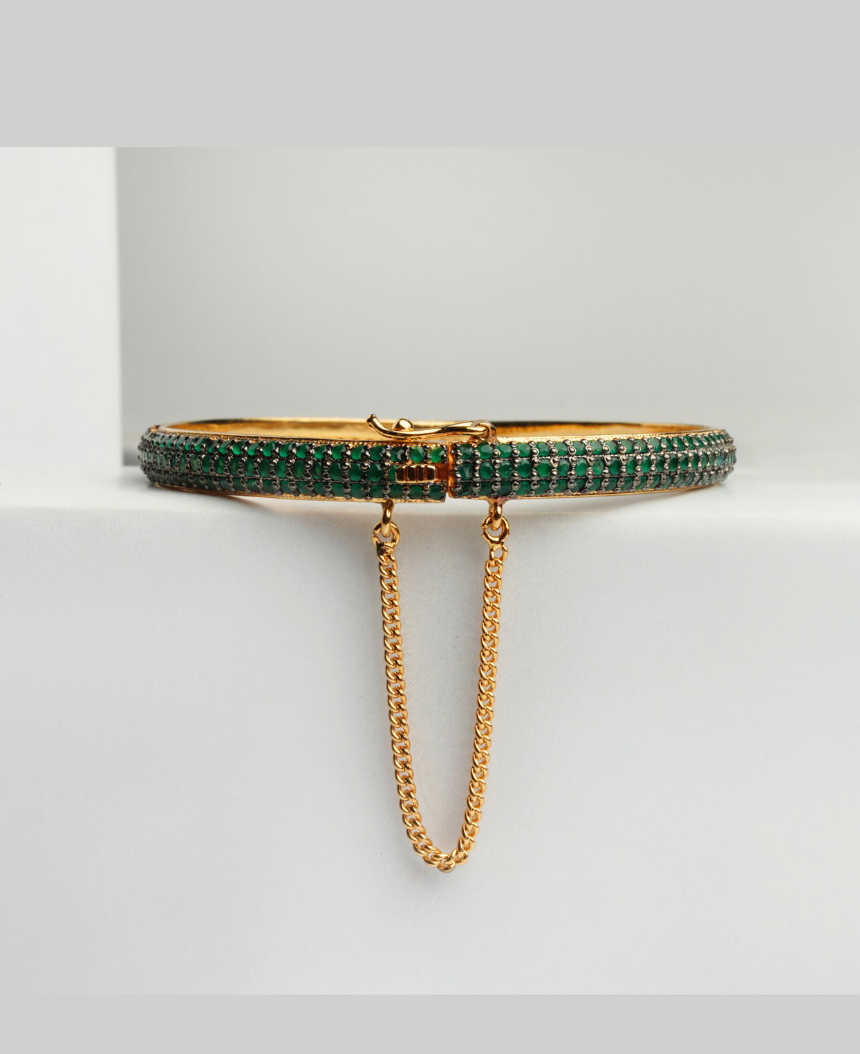 Emerald Pave Bangle