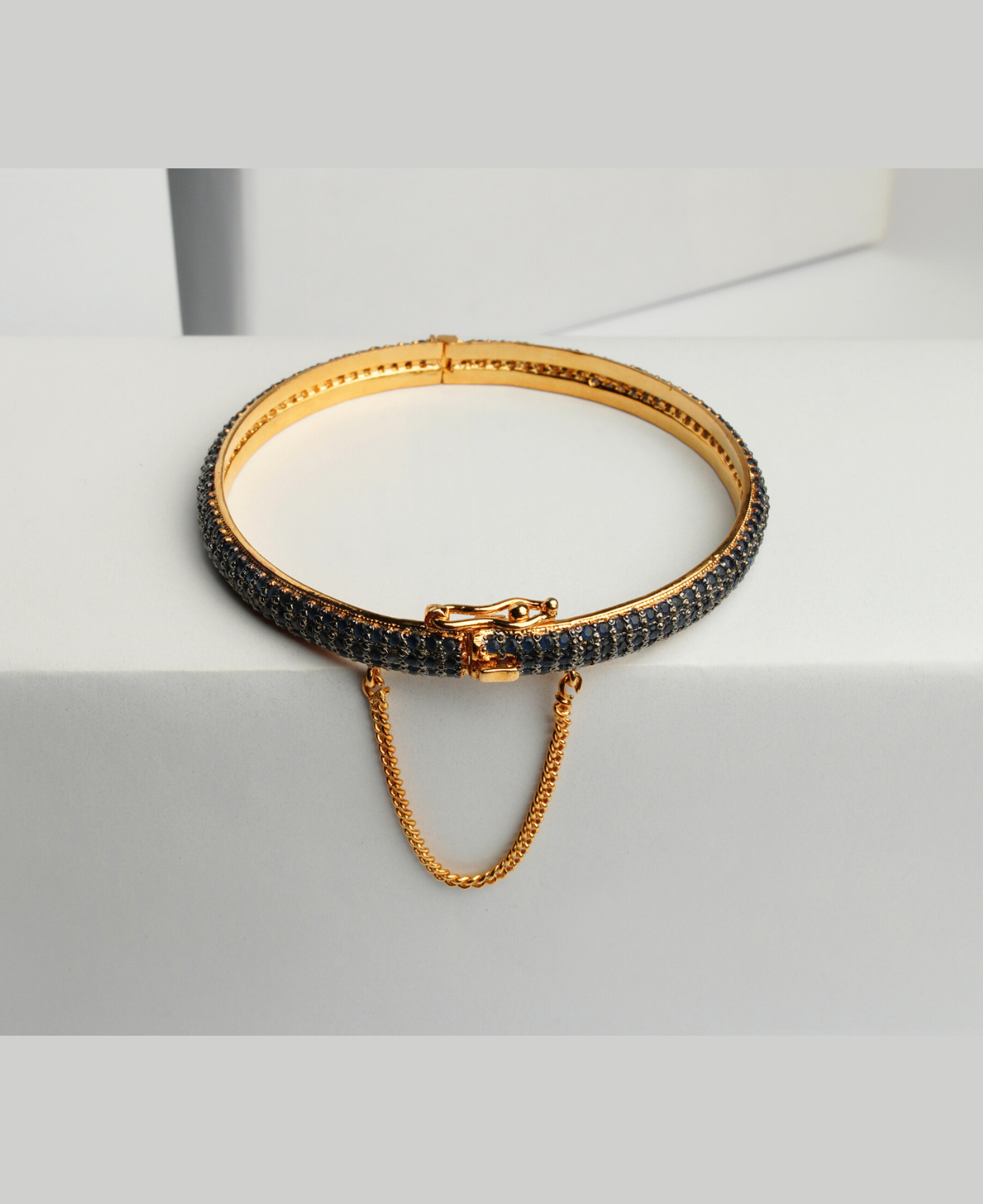 Sapphire Pave Bangle