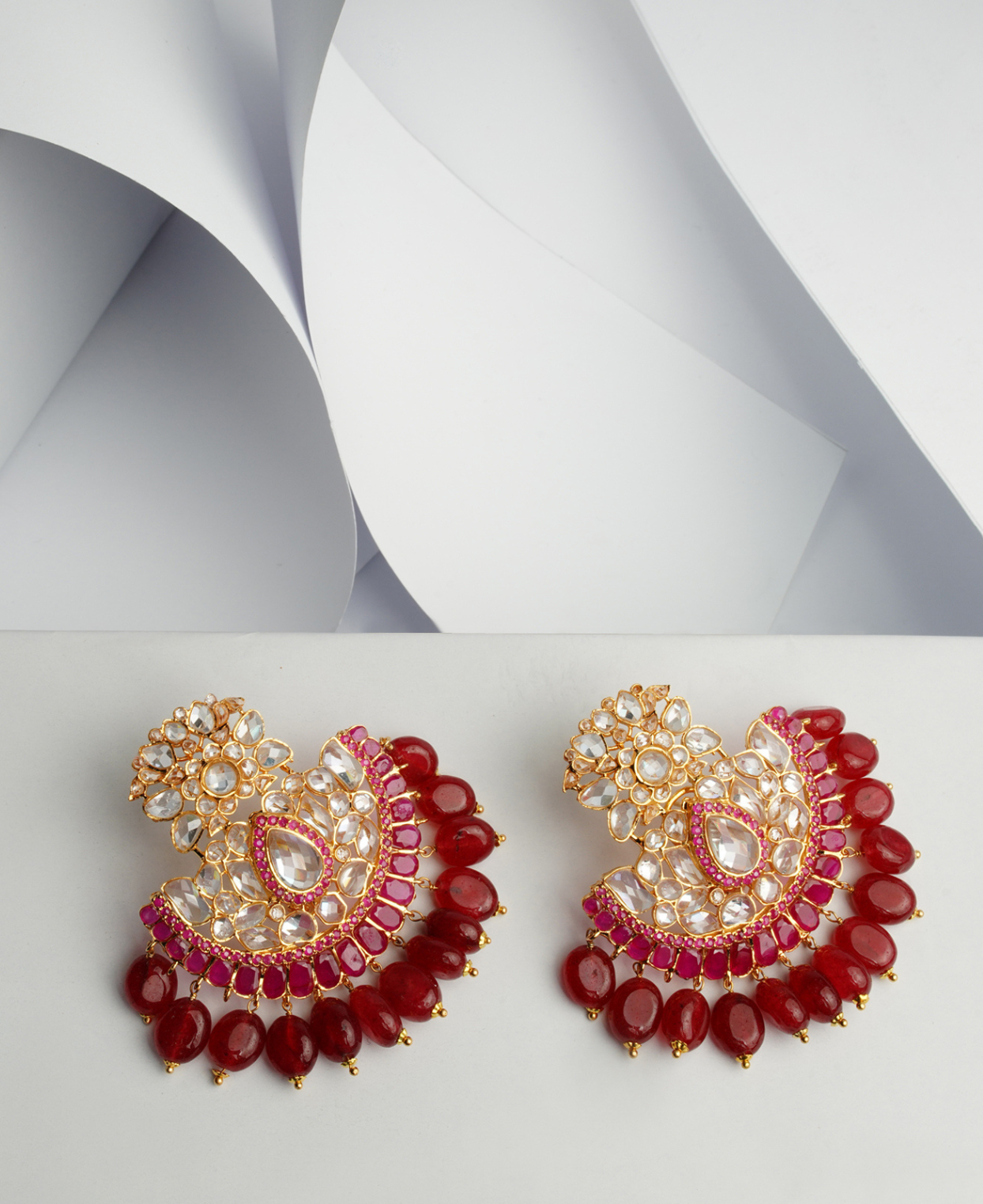 Polki Ruby Perchant Tops