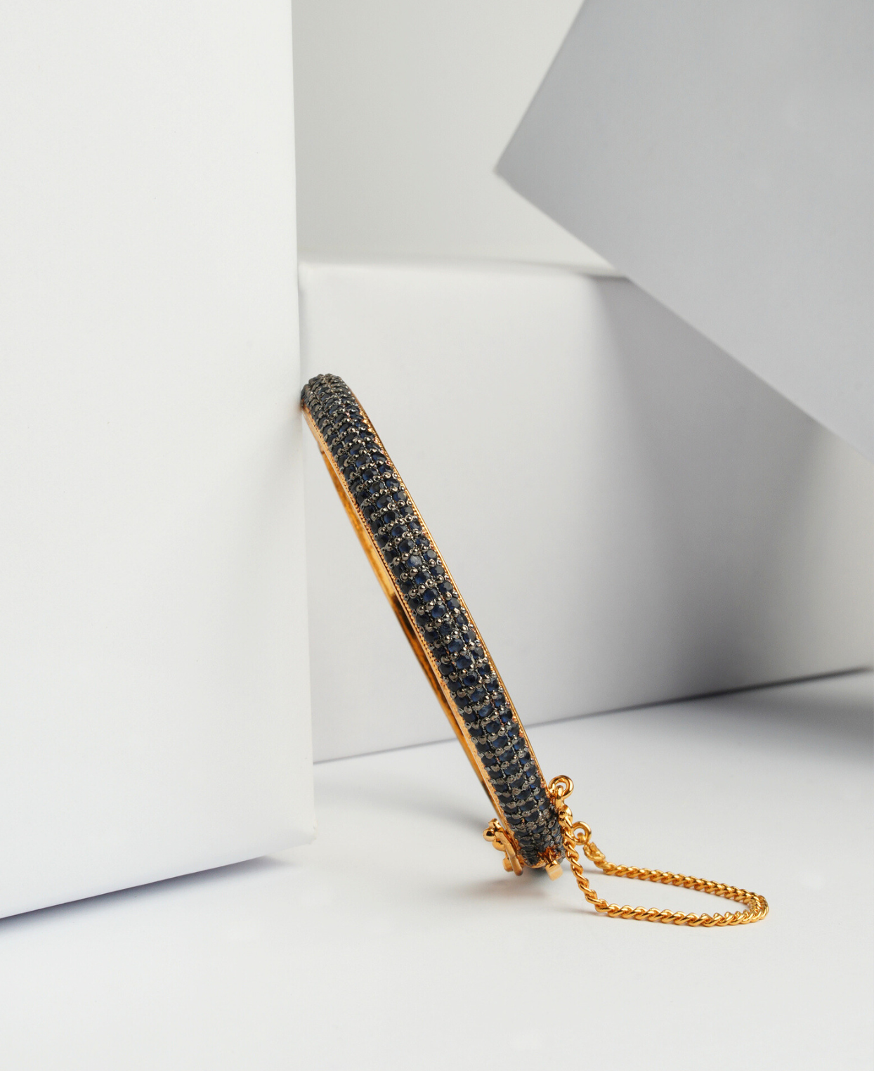 Sapphire Pave Bangle