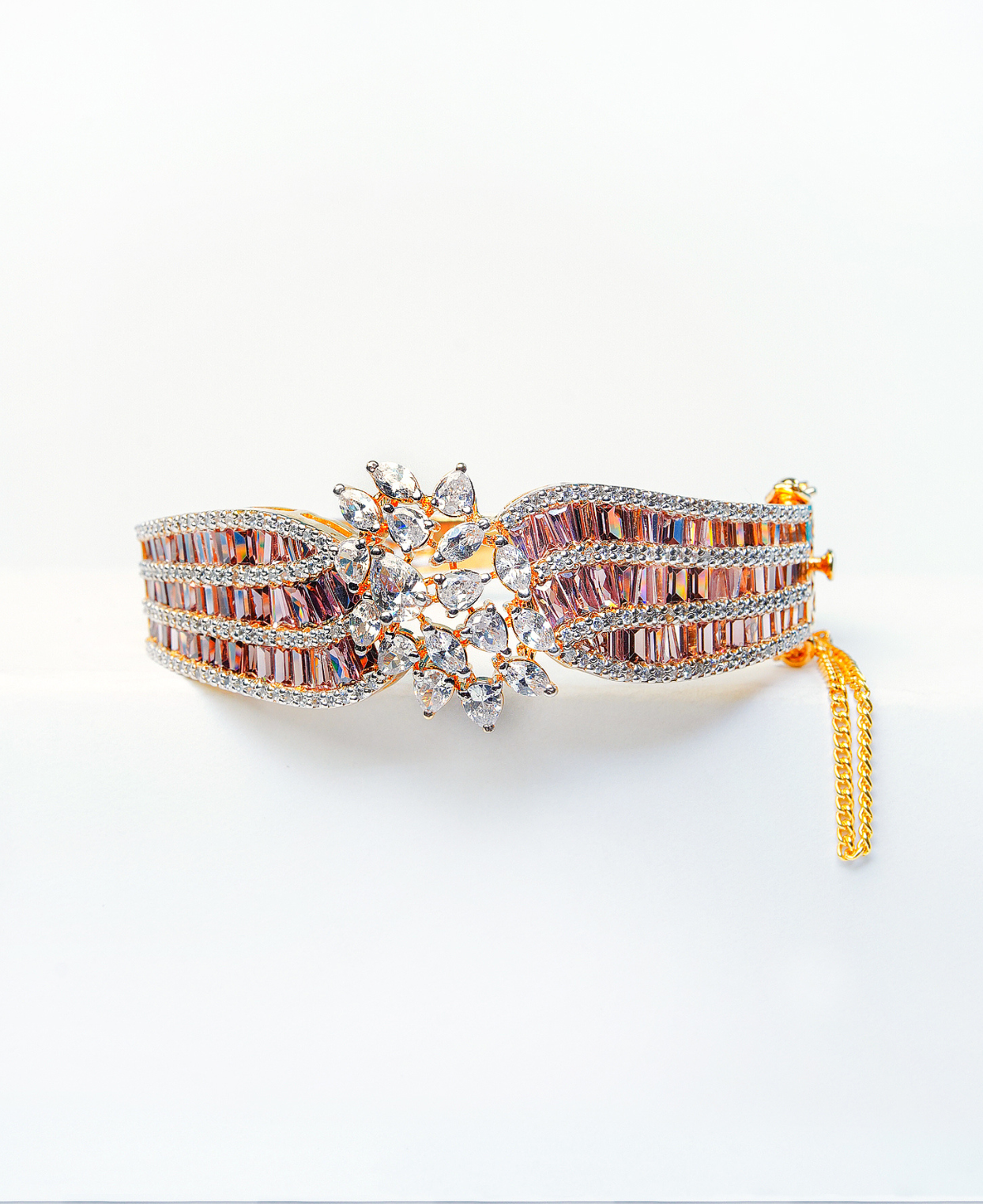 Amethyst Baguette Cuff Kara