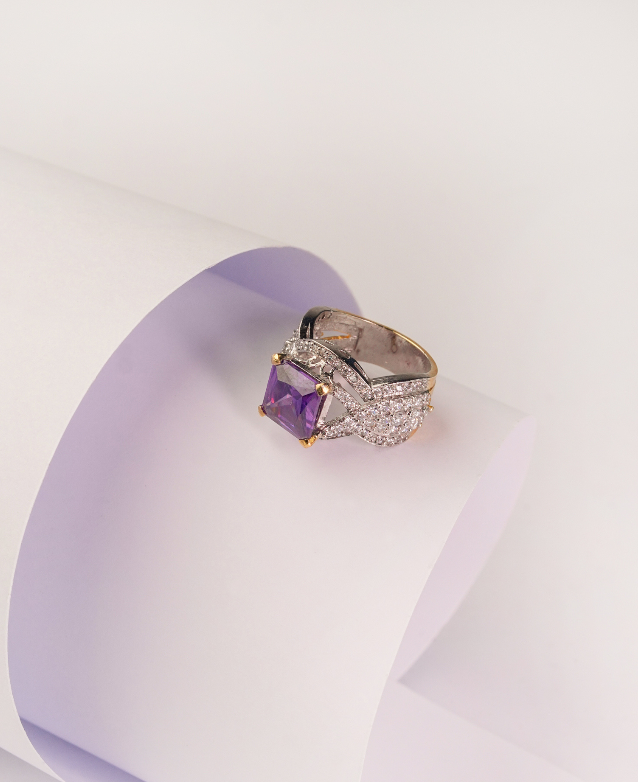 Amethyst Princess Ring