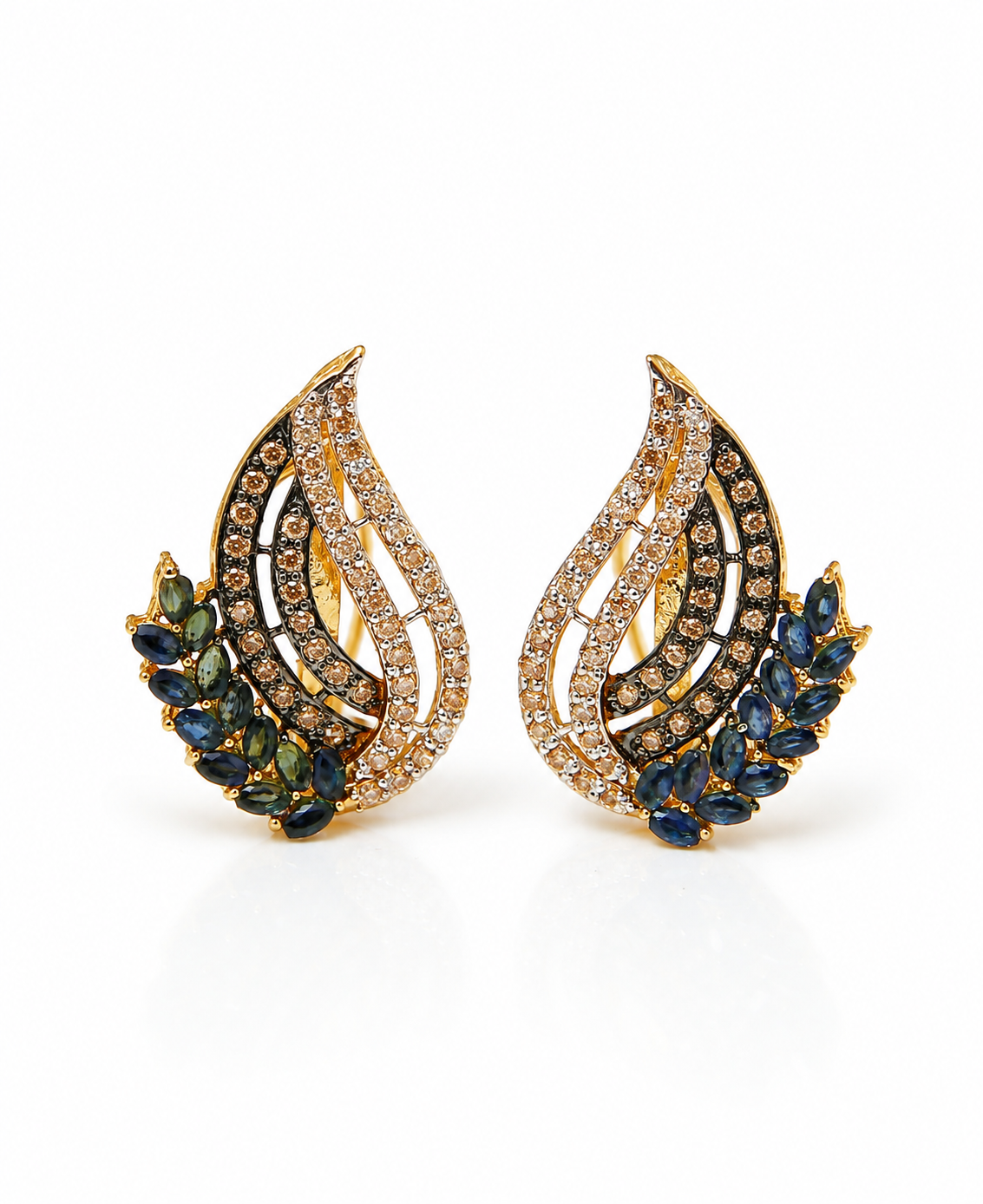 Blue Swan Studs