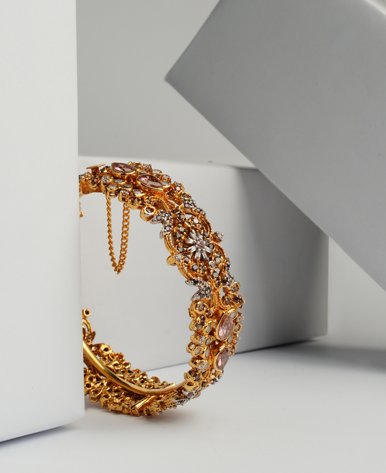 Amethyst Rani Polki Kara