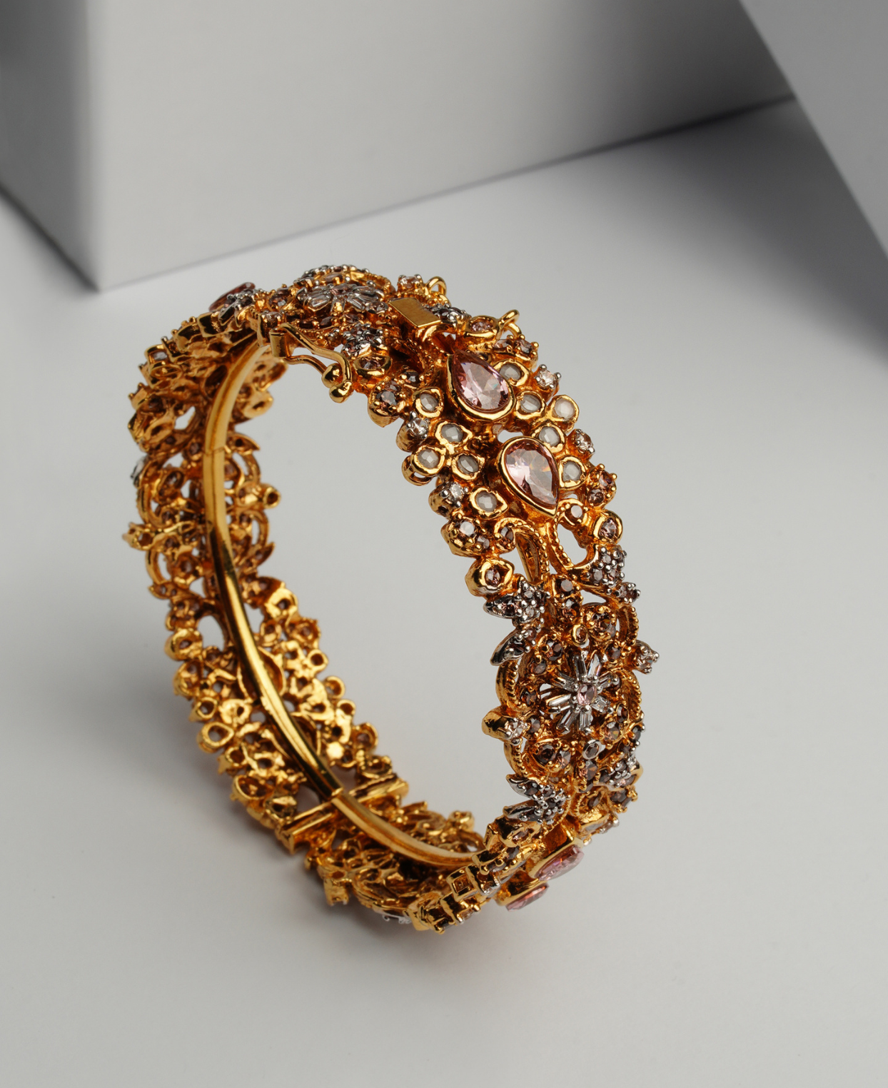 Amethyst Rani Polki Kara