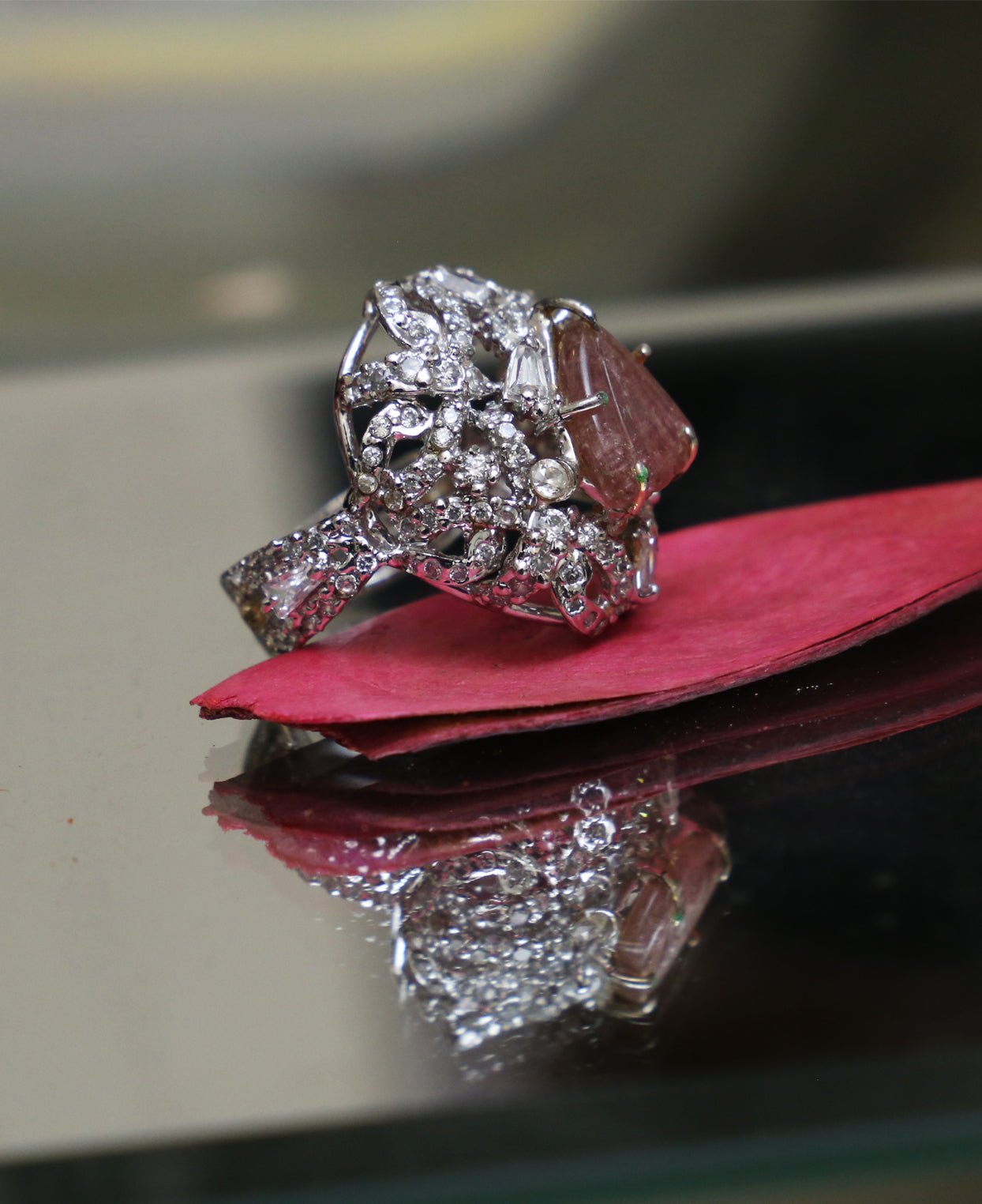 Carved Tourmaline Ring 3