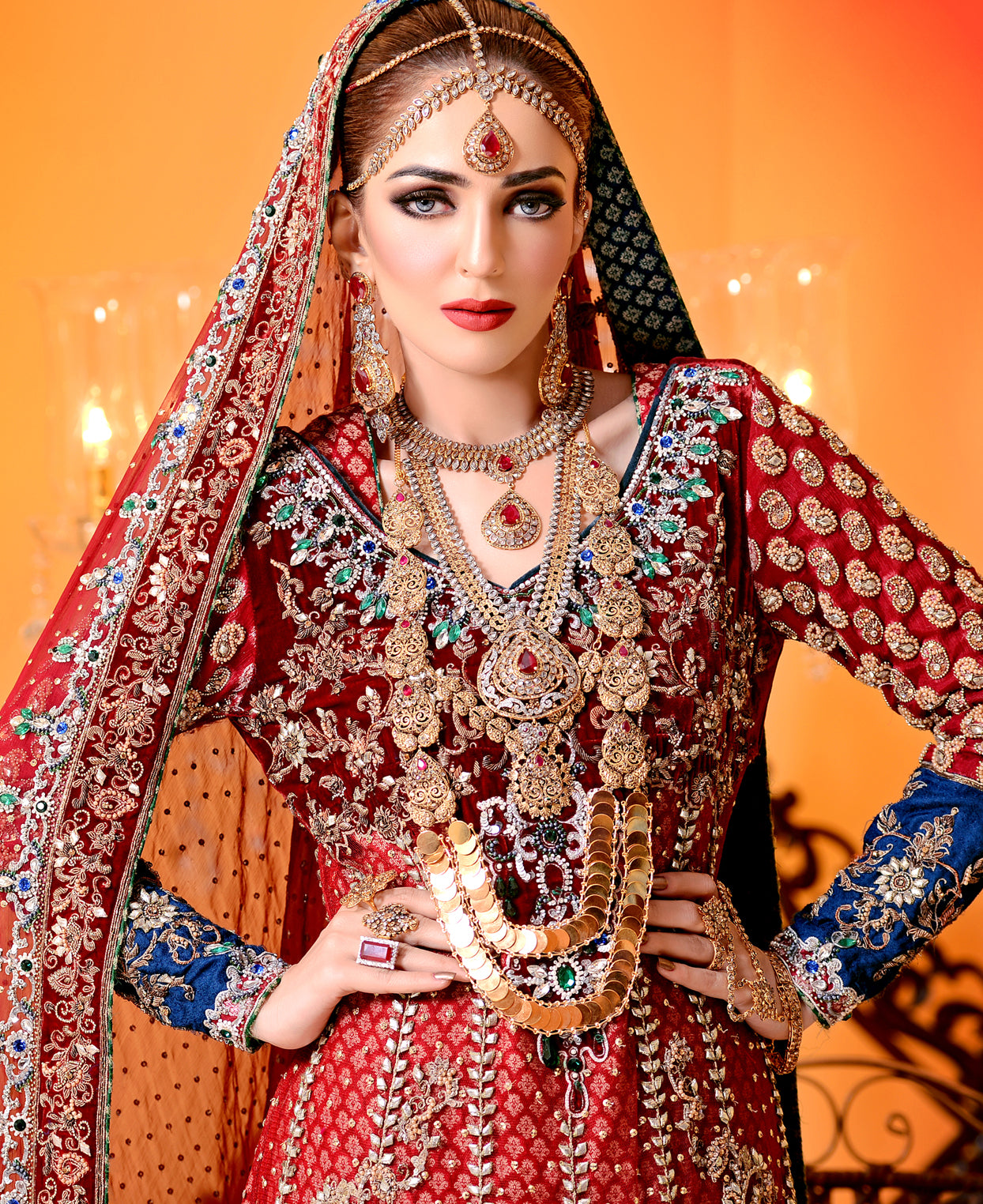 Mallika Singh Wears 10 Kg Regal Lehenga As Mauryan-Era Bride For 'Pracchand  Ashok' | MENAFN.COM