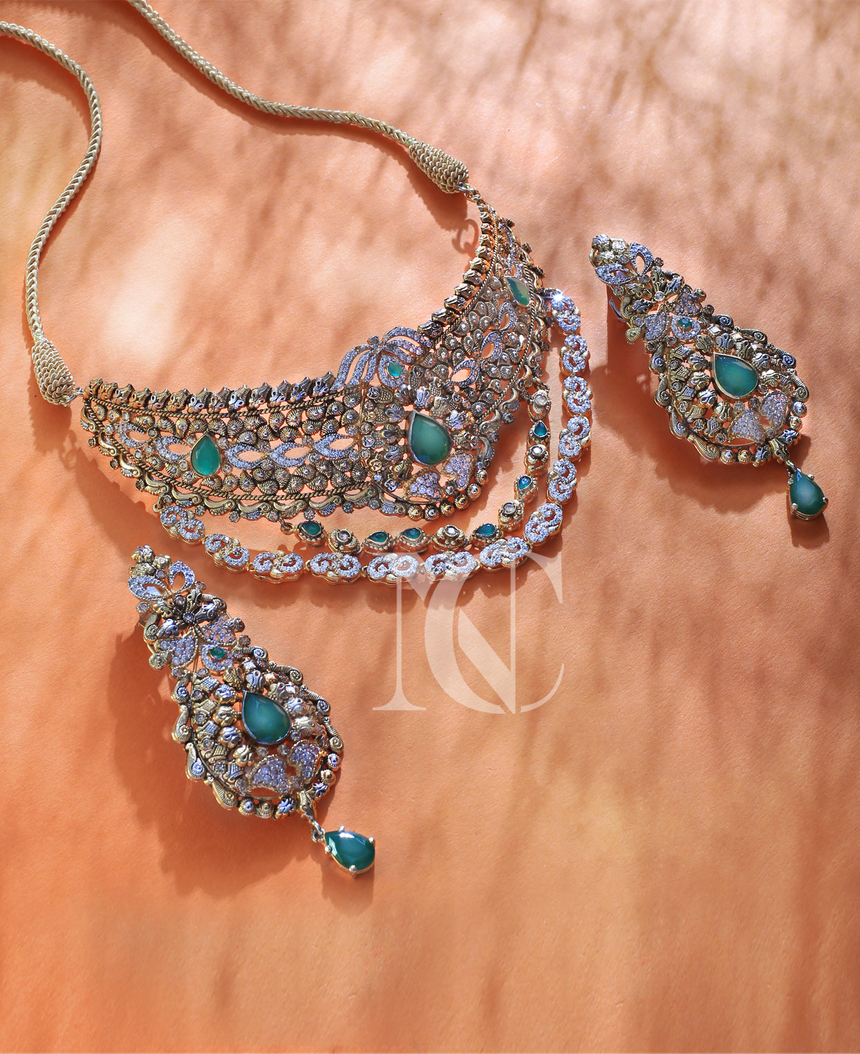 Onyx Maharani Choker Necklace