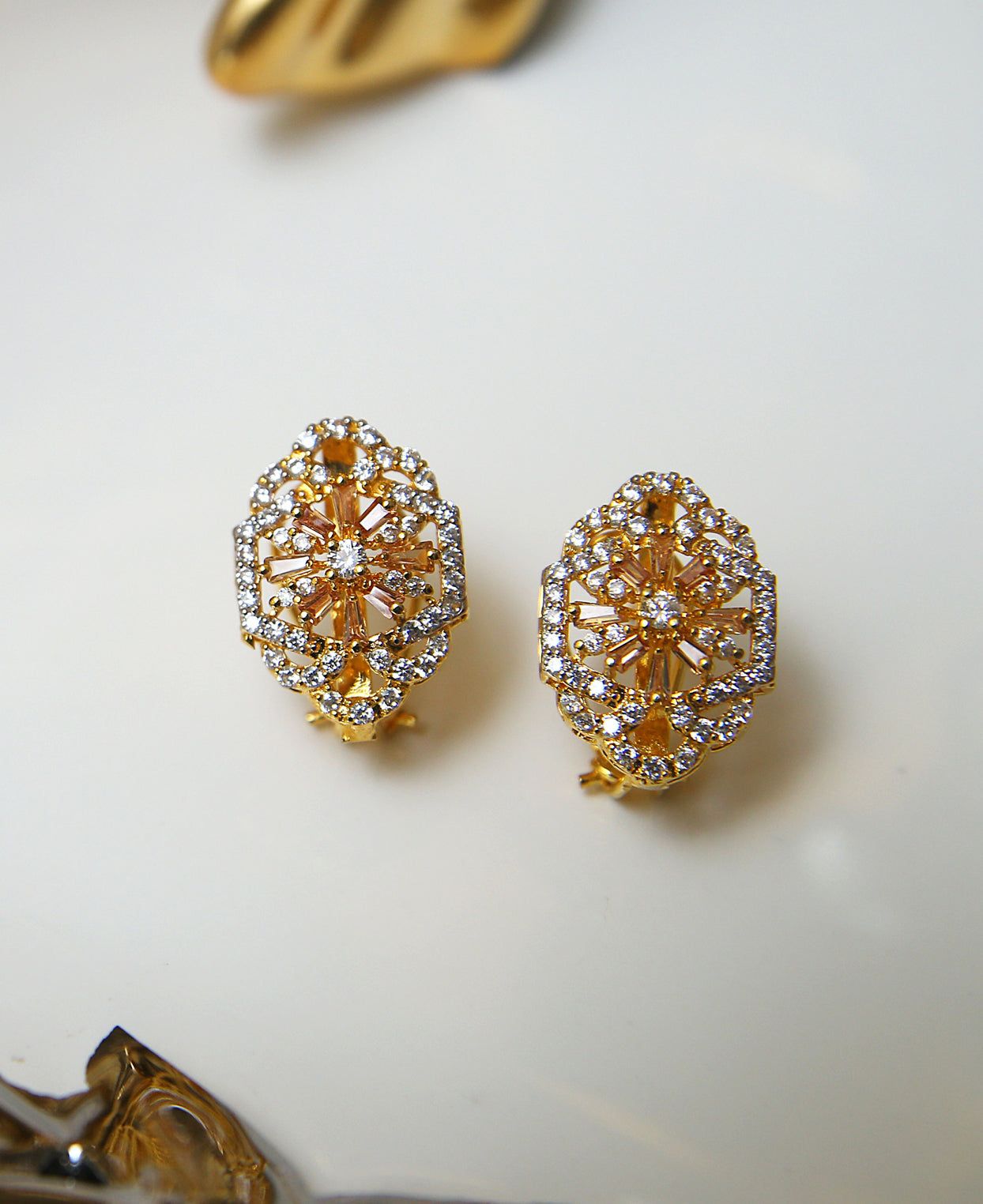 Champagne Baguette Studs